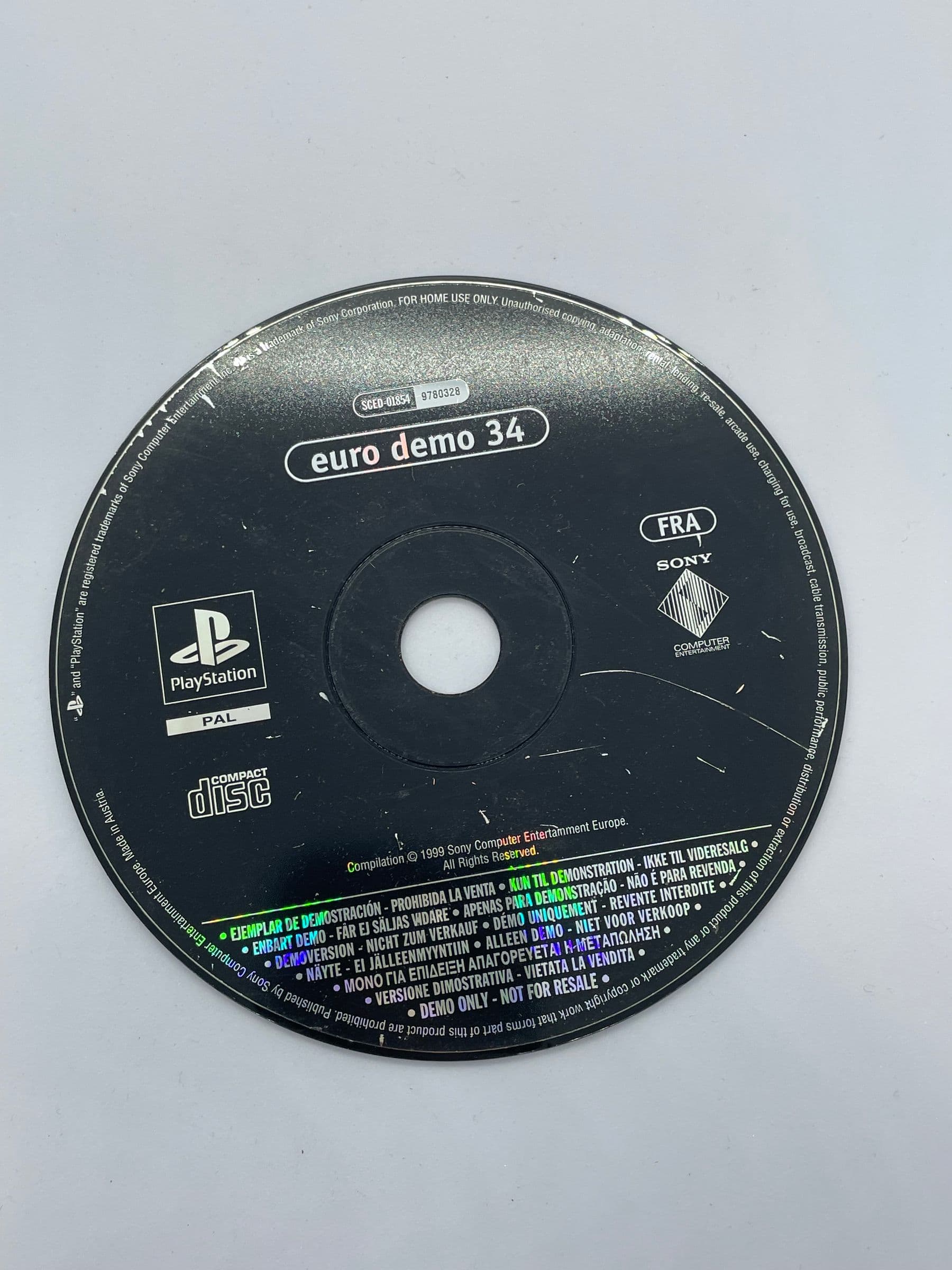 Euro Demo 34 PS1 PSX (CD) (FR)