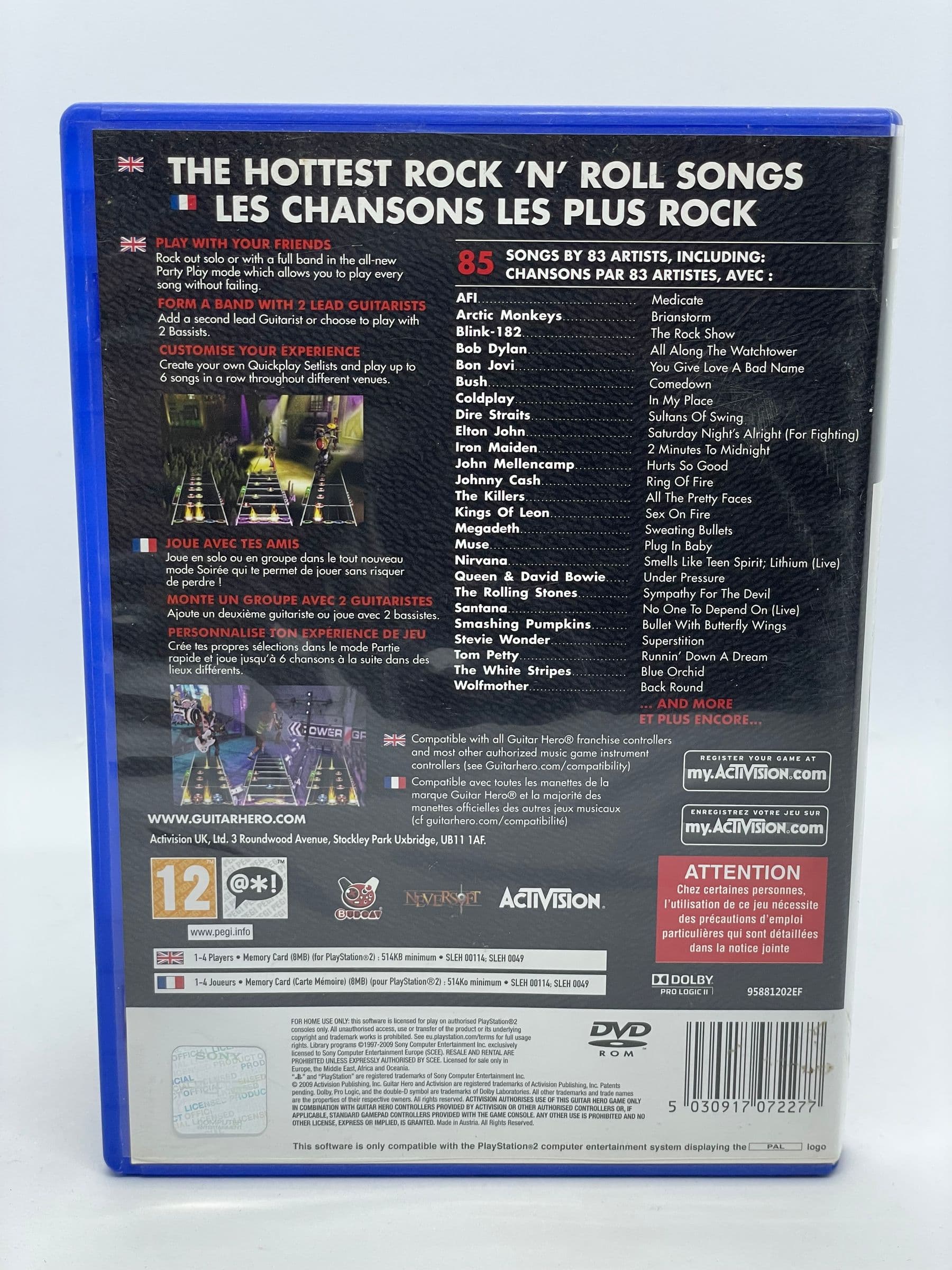 Guitar Hero 5 PS2