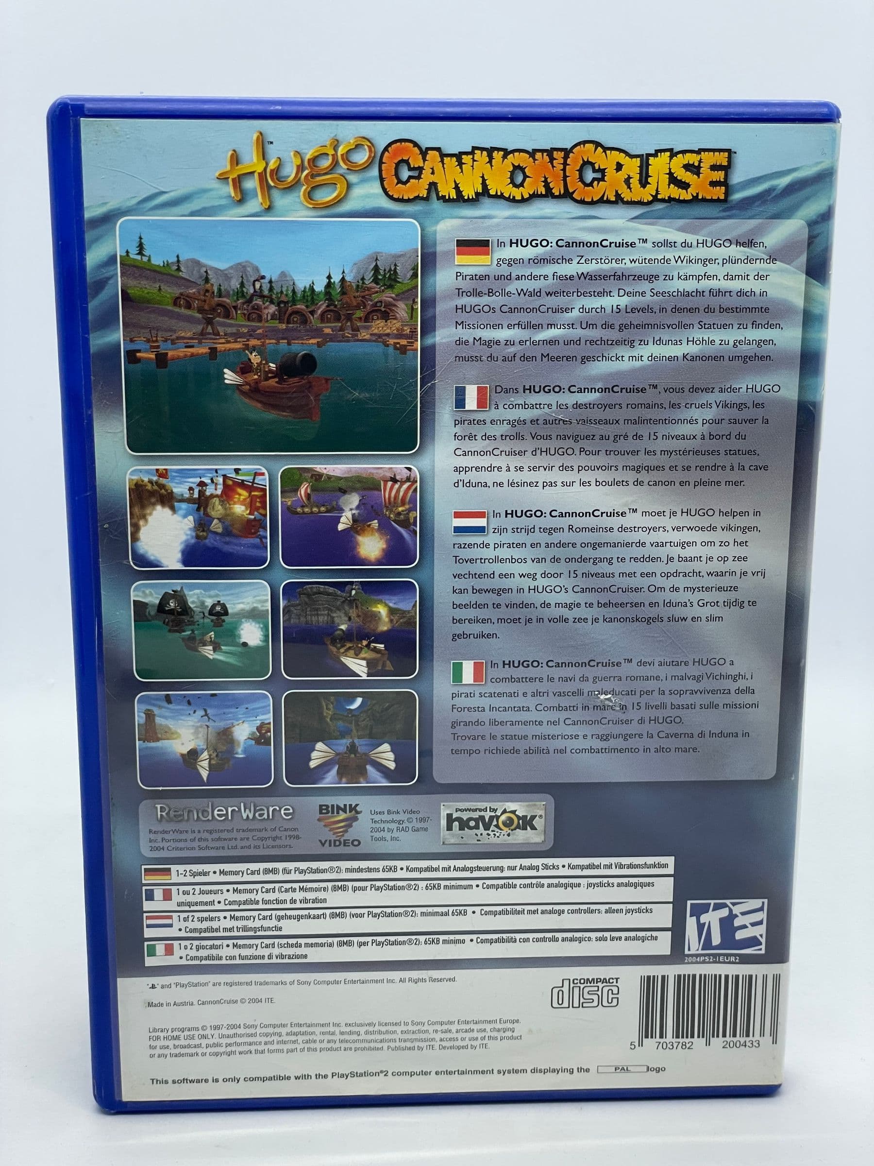 Hugo Cannoncruise PS2 (FR)