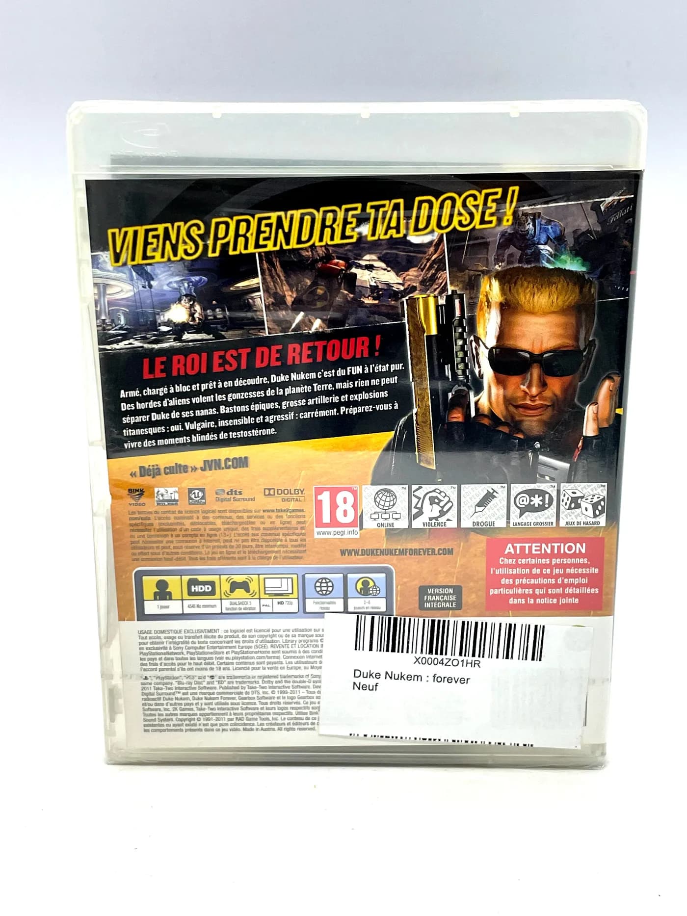 Duke Nukem Forever PS3 (New and Sealed)