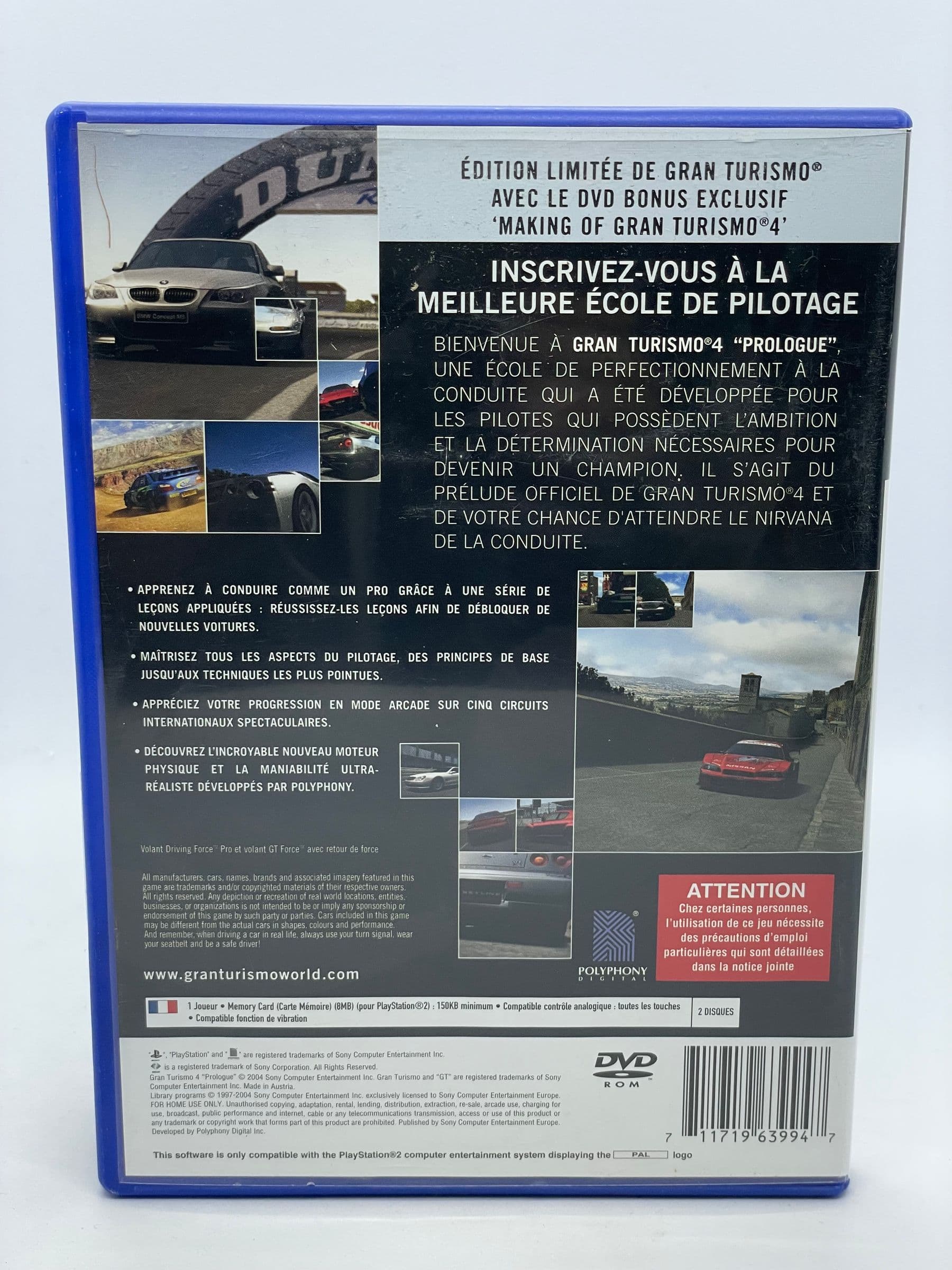 Gran Turismo 4 Prologue PS2 (2xDVD)