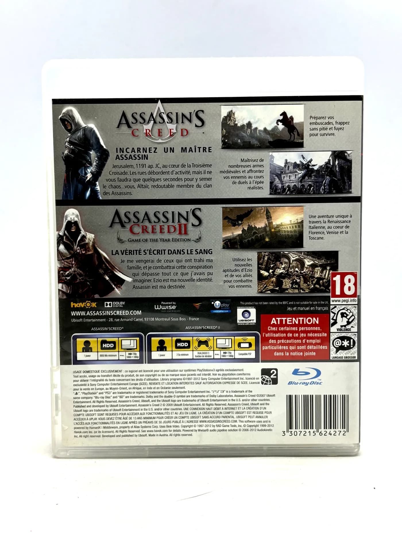 Assassin's Creed II Game of the Year + Assassin's Creed PS3
