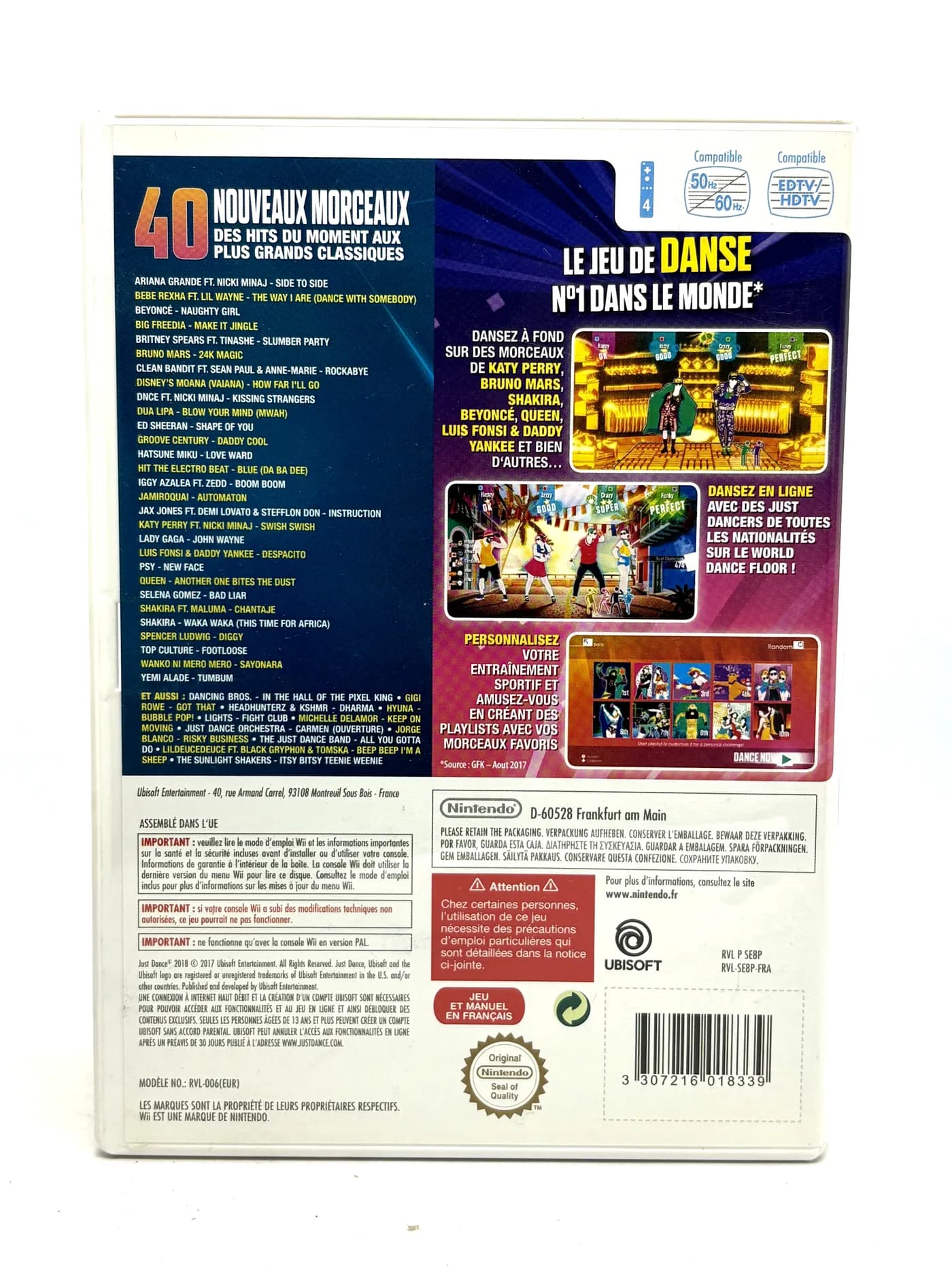 Just Dance 2018 Nintendo Wii