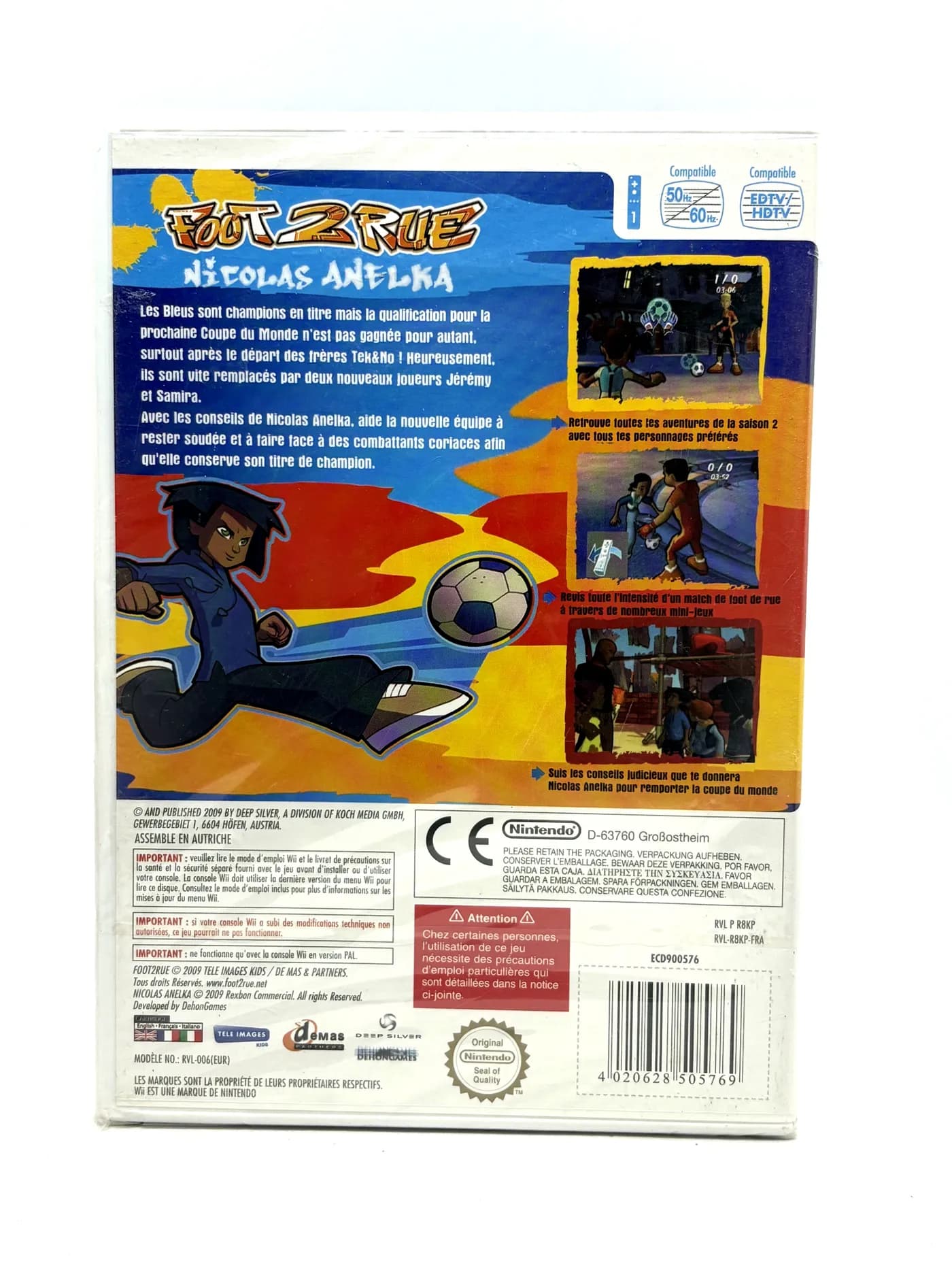 Foot 2 Rue Nicolas Anelka Nintendo Wii (New and Sealed)