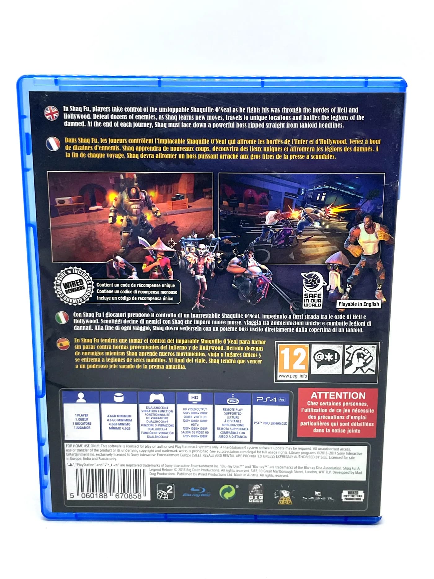 Shaq Fu A Legend Reborn PS4