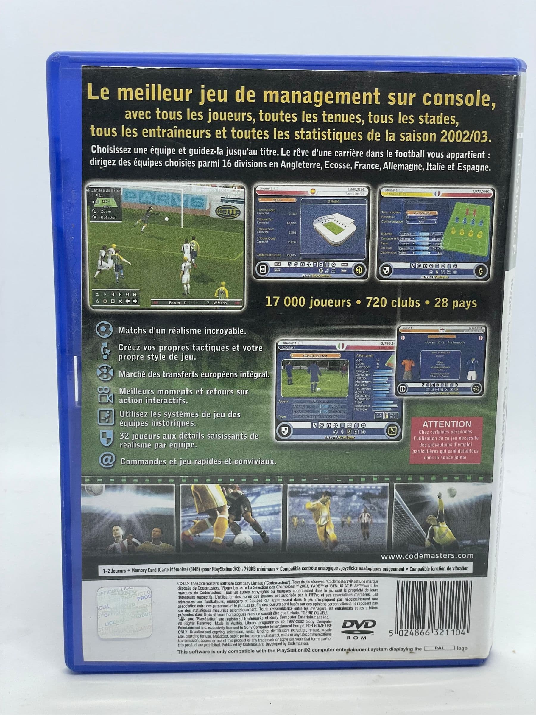 Roger Lemerre 2003 PS2 (FR)