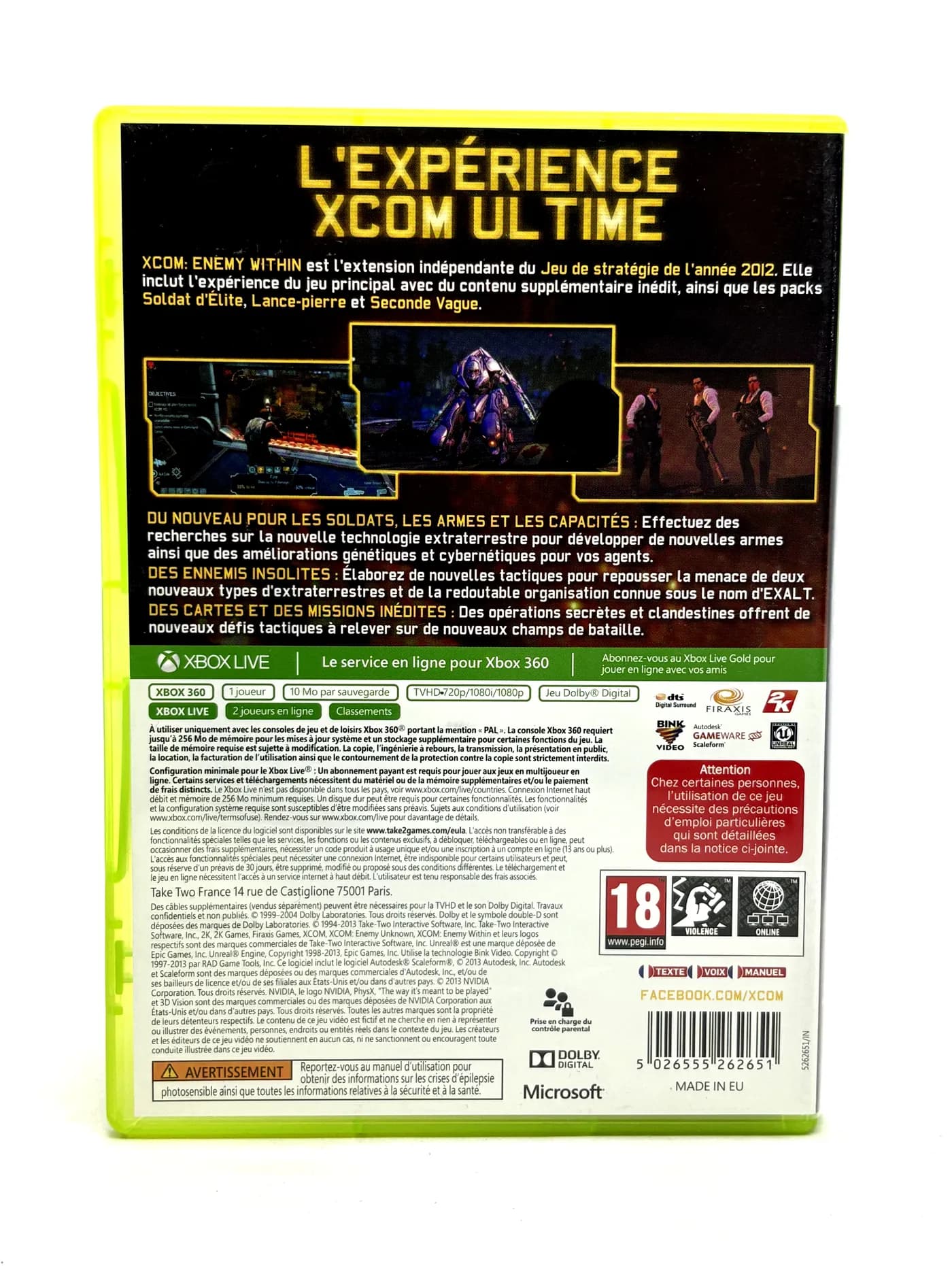 XCOM Enemy Within Xbox 360