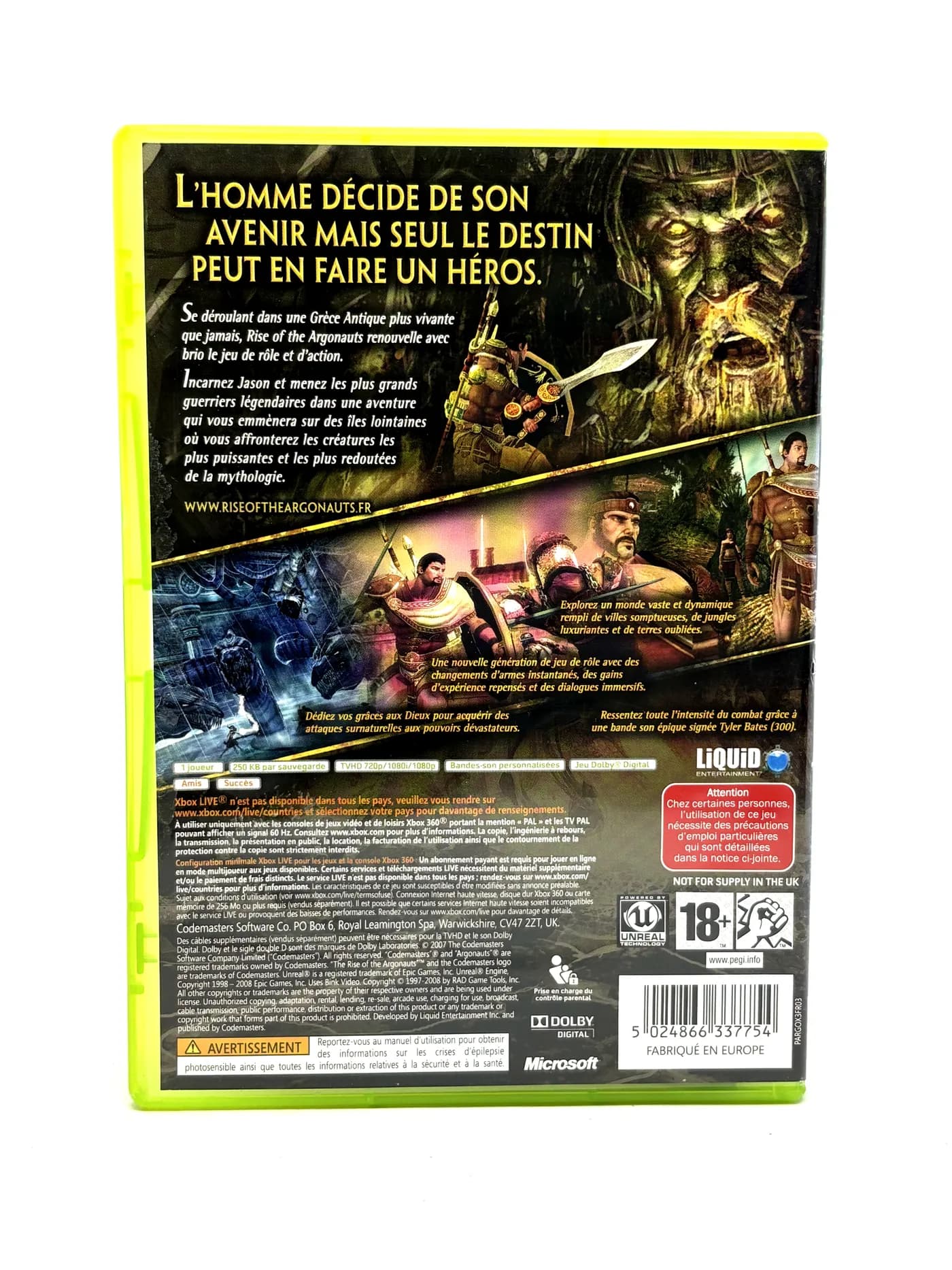 Rise of the Argonauts Xbox 360