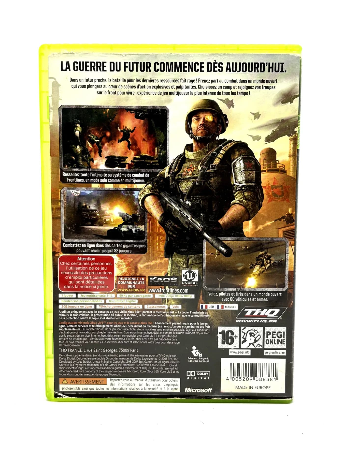 Frontlines Fuel of War Xbox 360