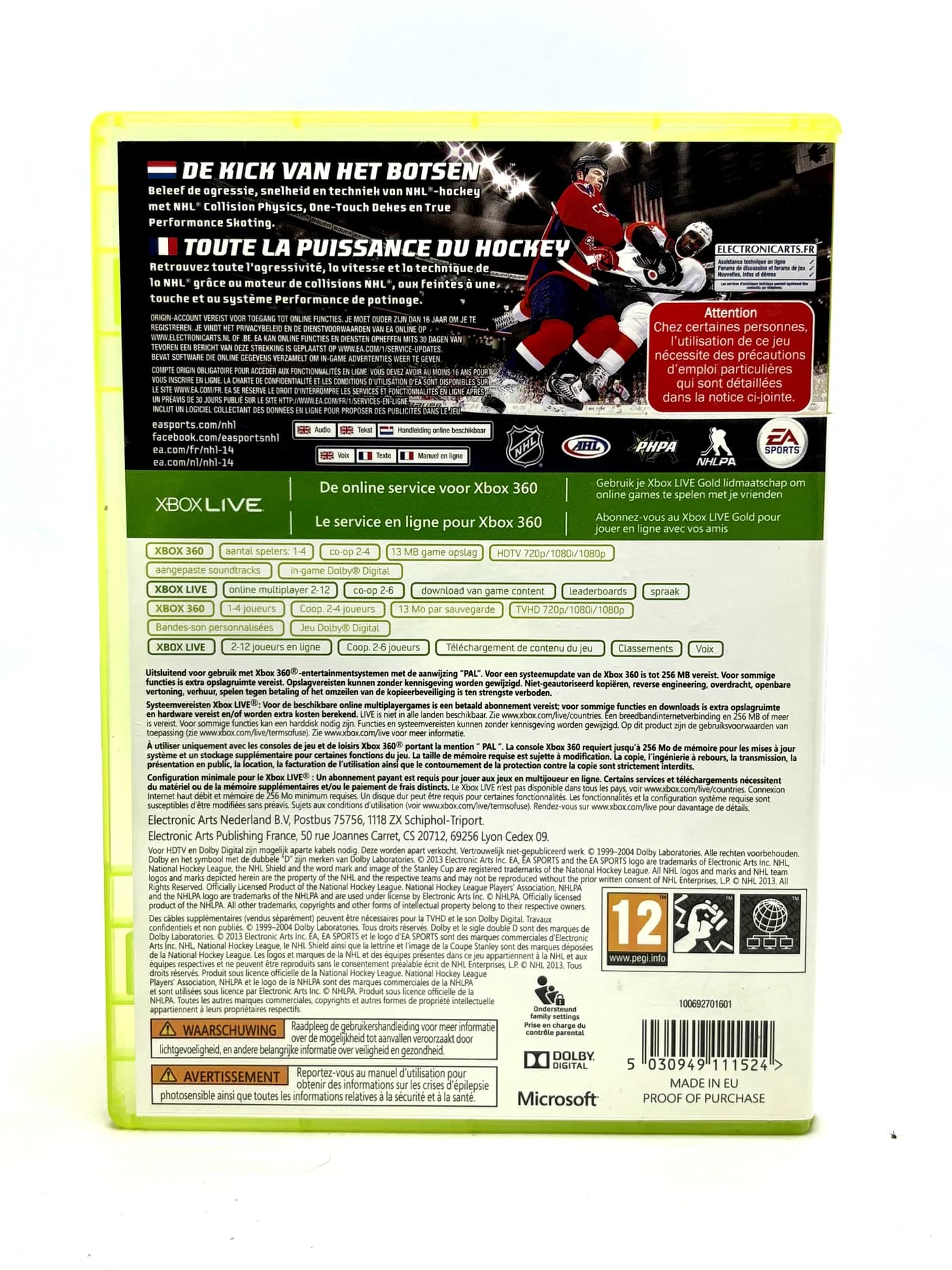 NHL 14 Xbox 360