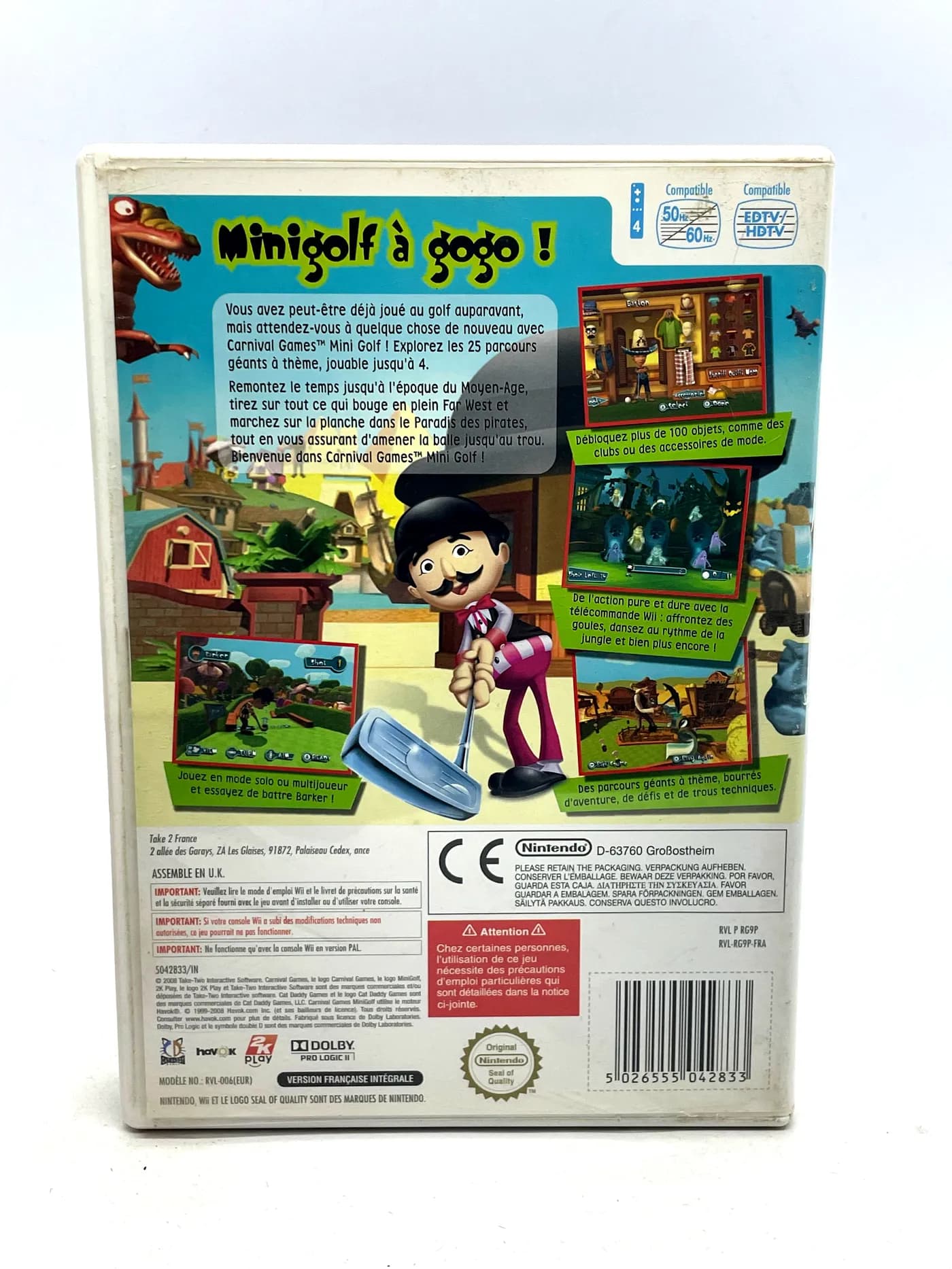 Carnival MiniGolf Nintendo Wii