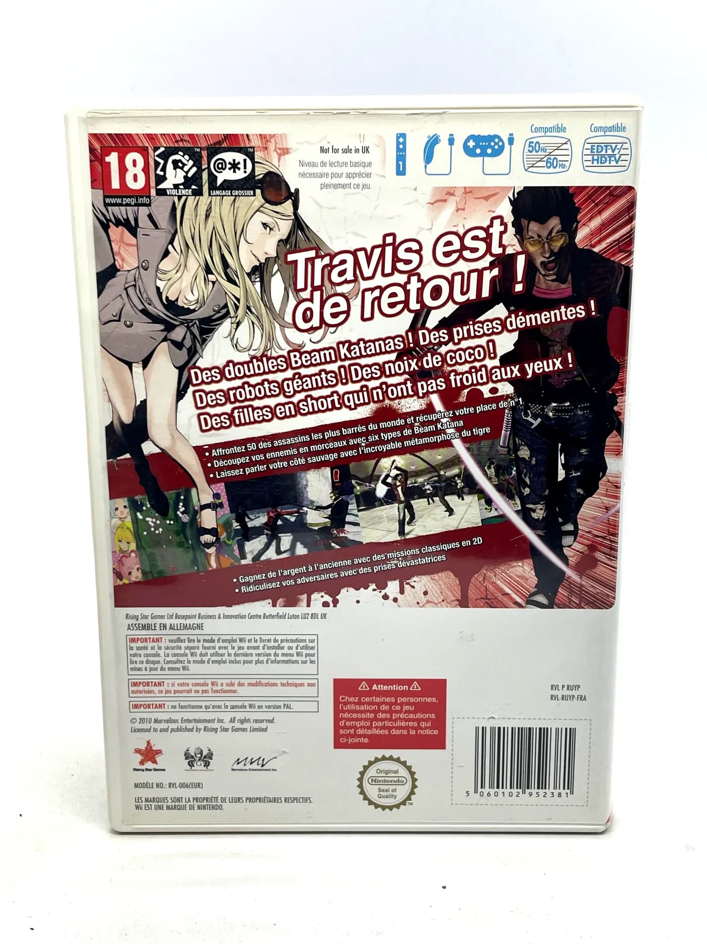 No More Heroes 2 Nintendo Wii