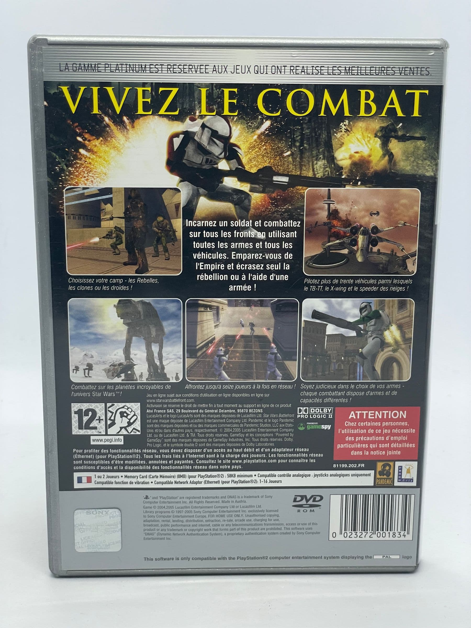 Star Wars Battlefront PS2 (FR)