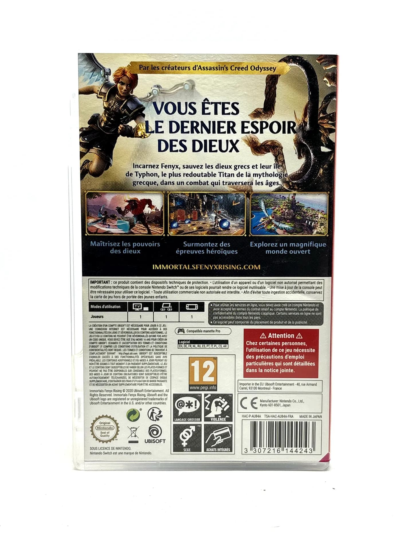 Immortals Fenyx Rising Nintendo Switch