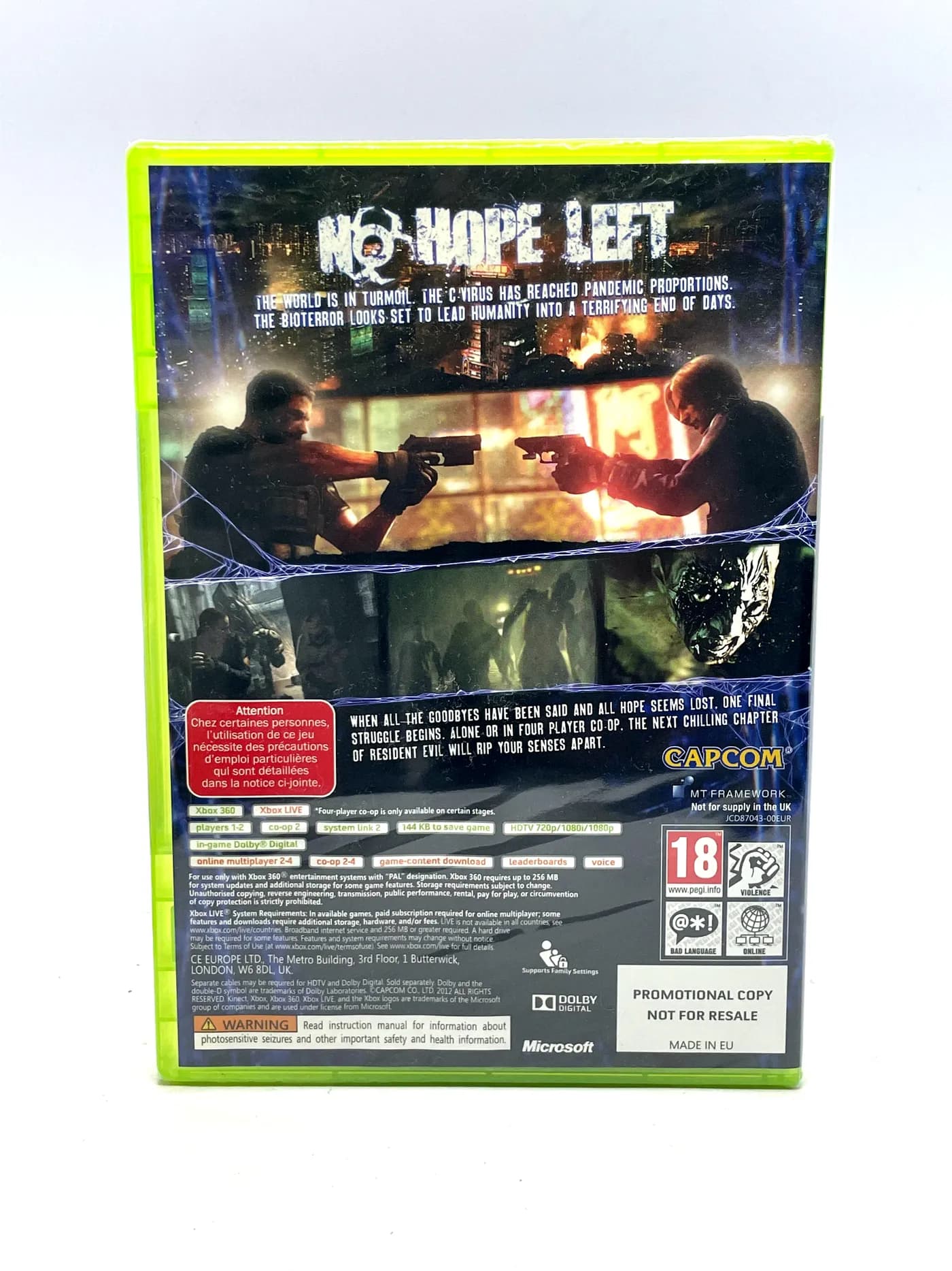 Resident Evil 6 PROMO Xbox 360 (Nowa w folii)