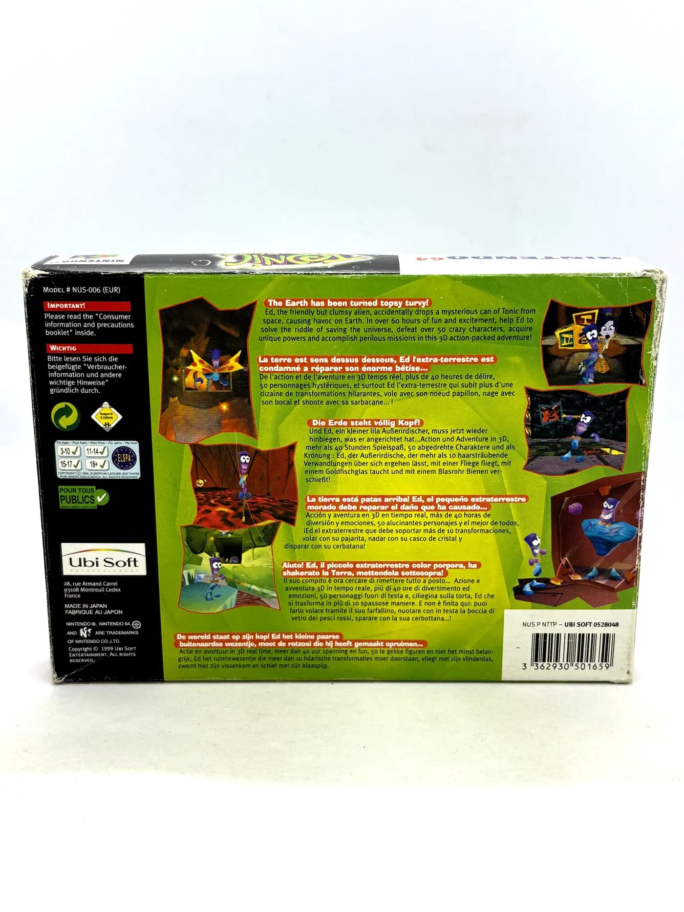 Tonic Trouble Nintendo 64
