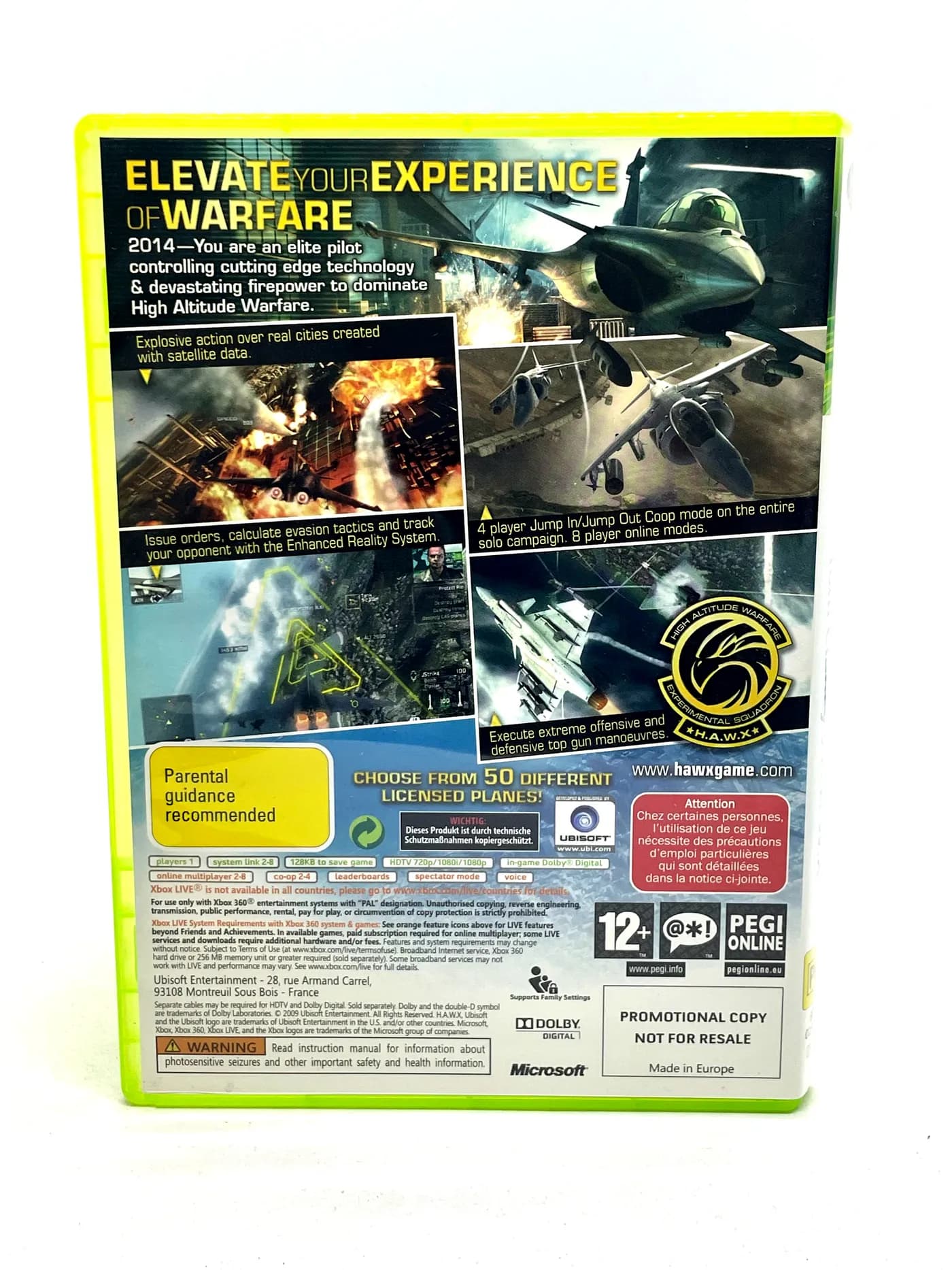 Tom Clancy's H.A.W.X. Xbox 360 PROMO