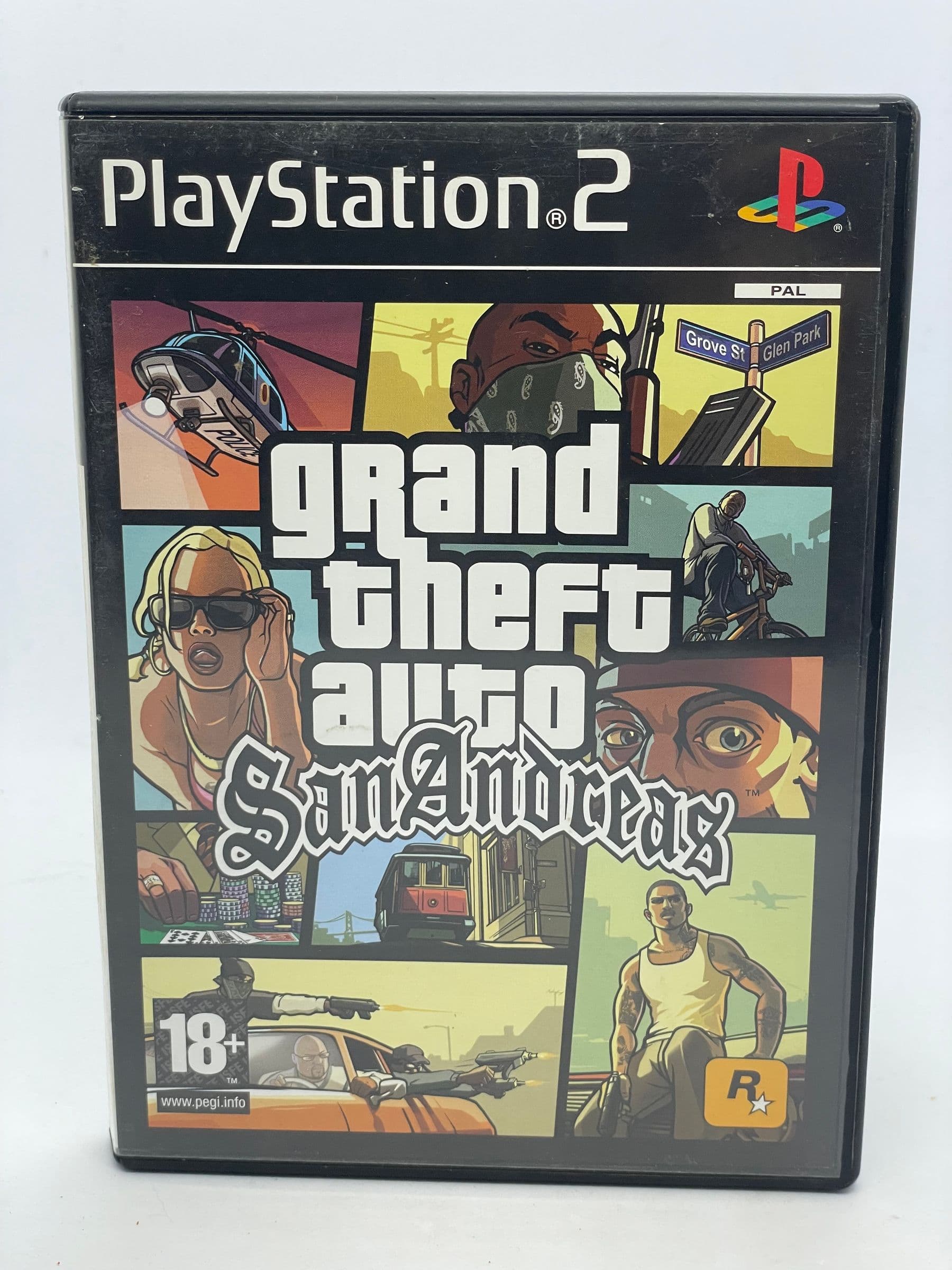 Grand Theft Auto San Andreas PS2 + mapa