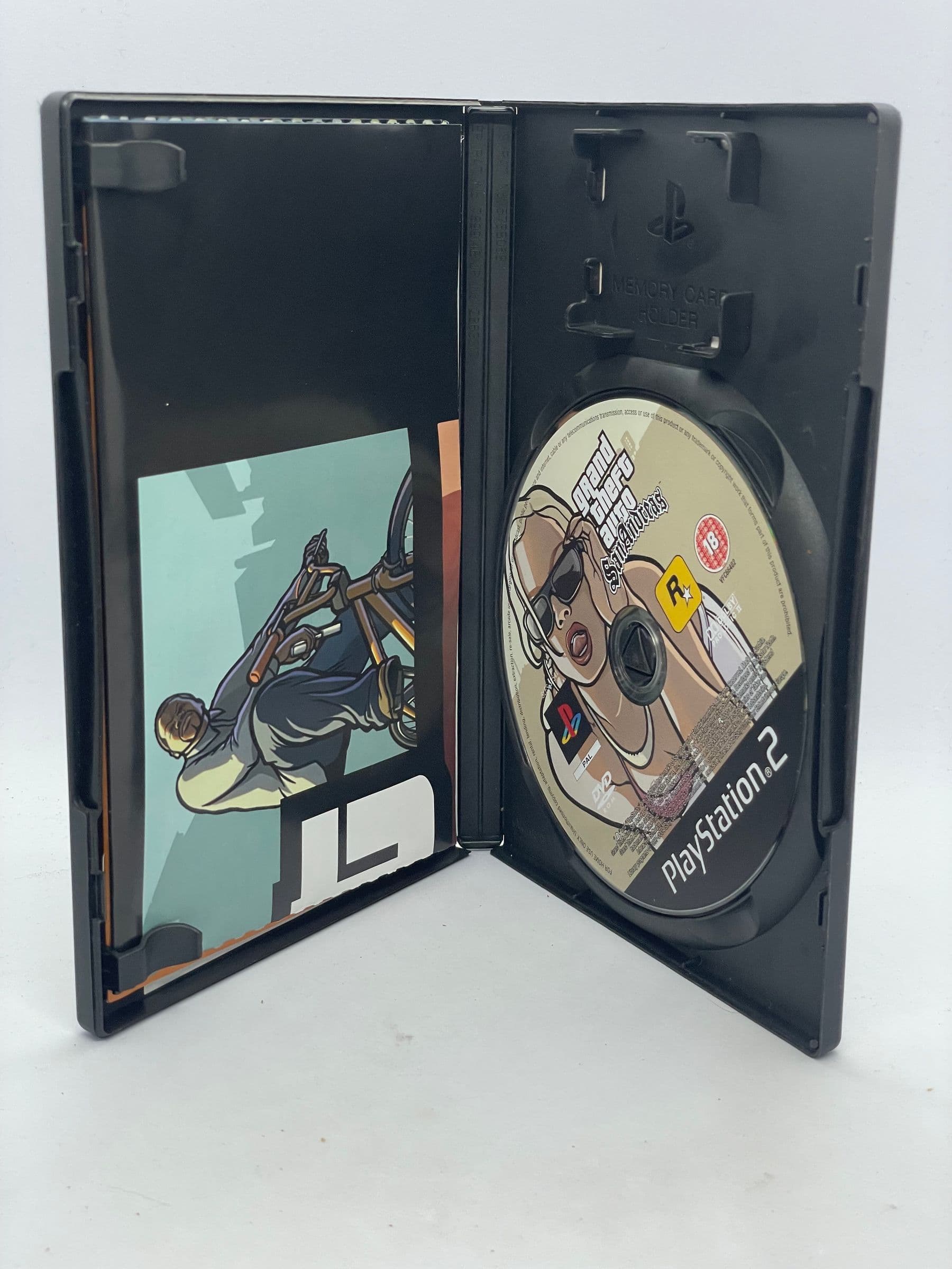Grand Theft Auto San Andreas PS2 + mapa