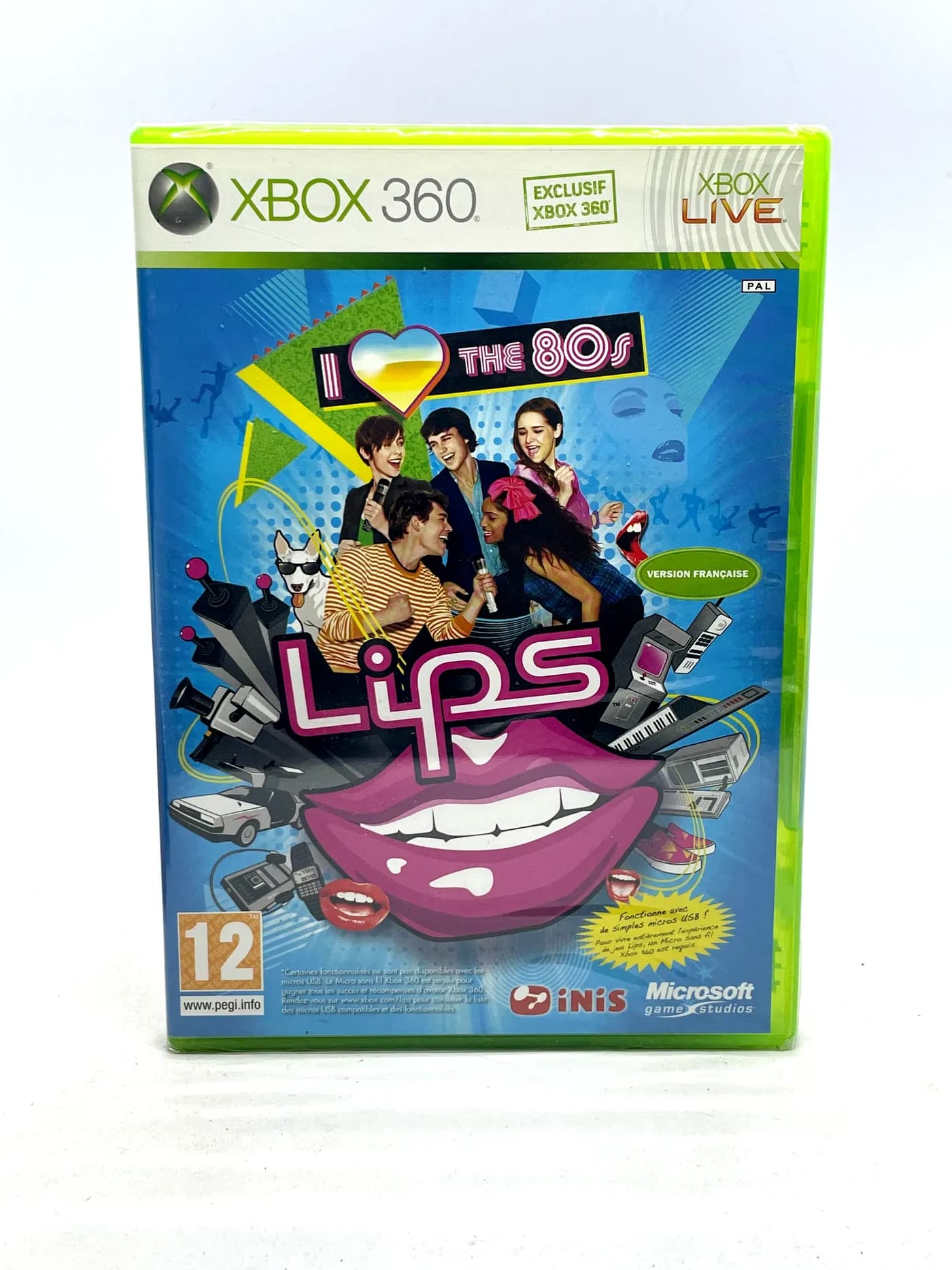 Lips I Love The 80's Xbox 360 (New & Sealed)