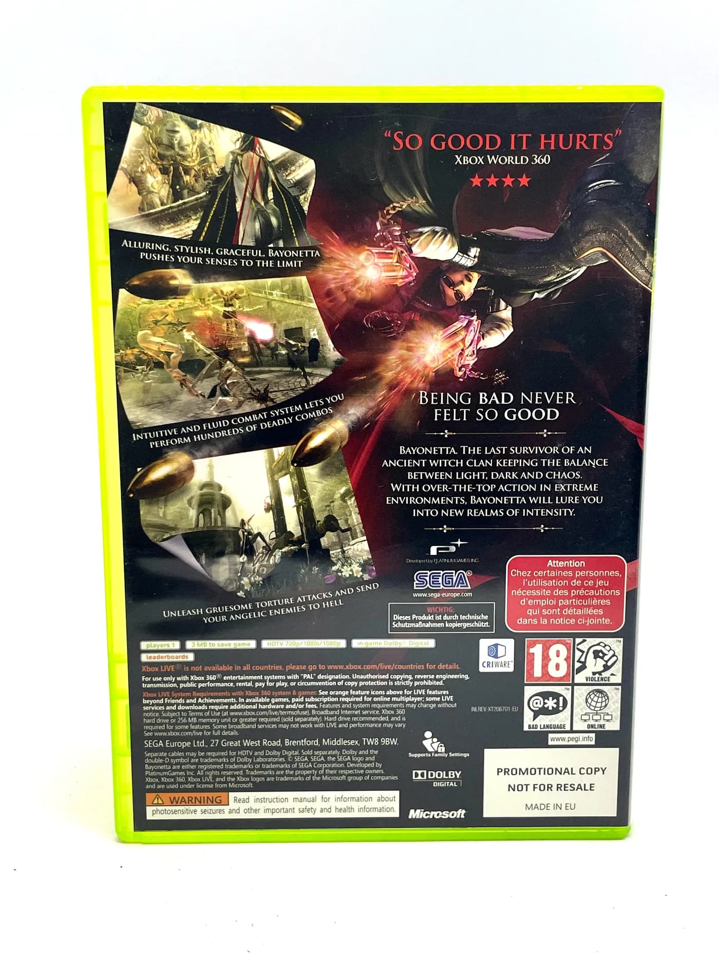 Bayonetta PROMO Xbox 360