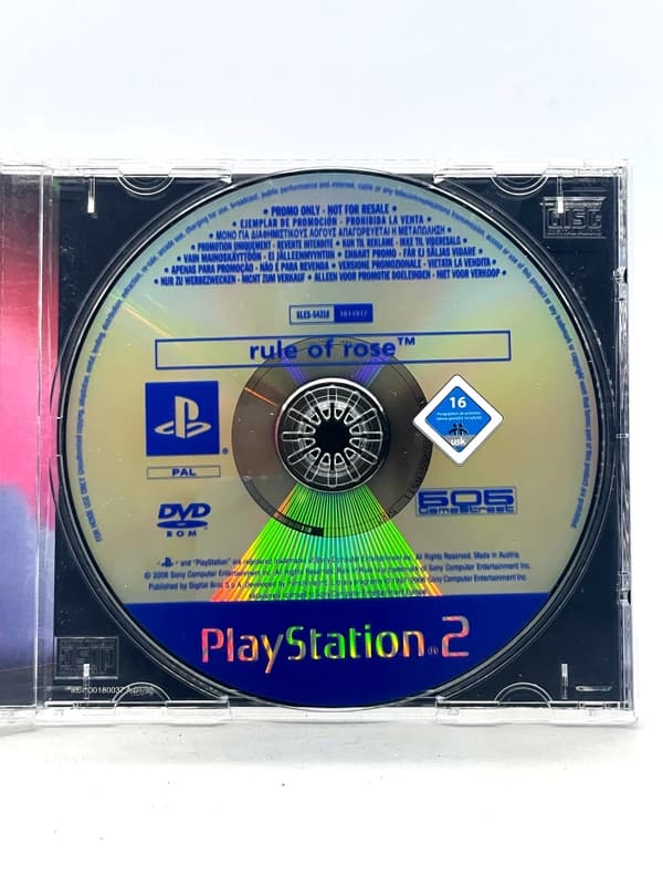 Rule of Rose PROMO UK Holy Grail PS2 FULL GAME (game only)