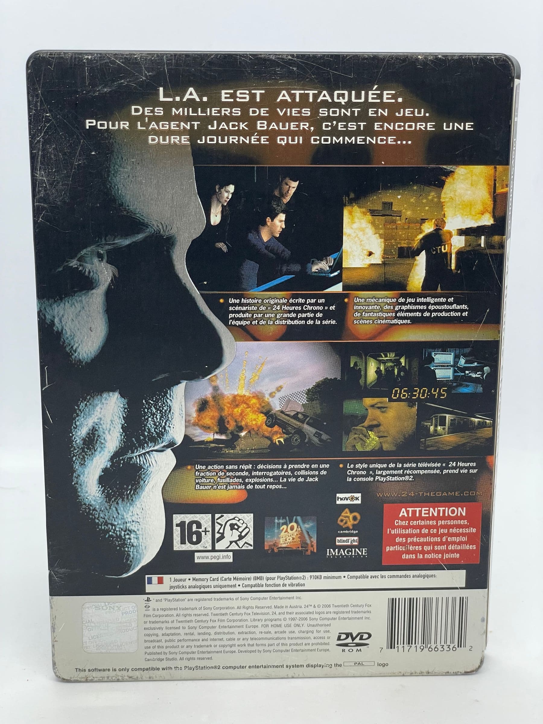 24 The Game PS2 Steelbook