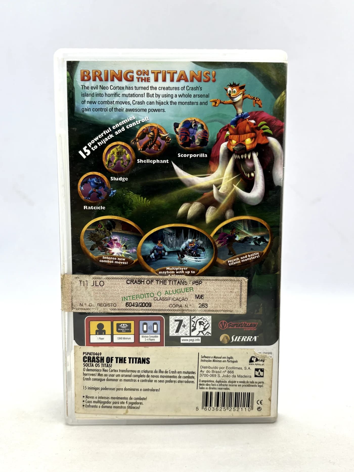 Crash of the Titans PSP