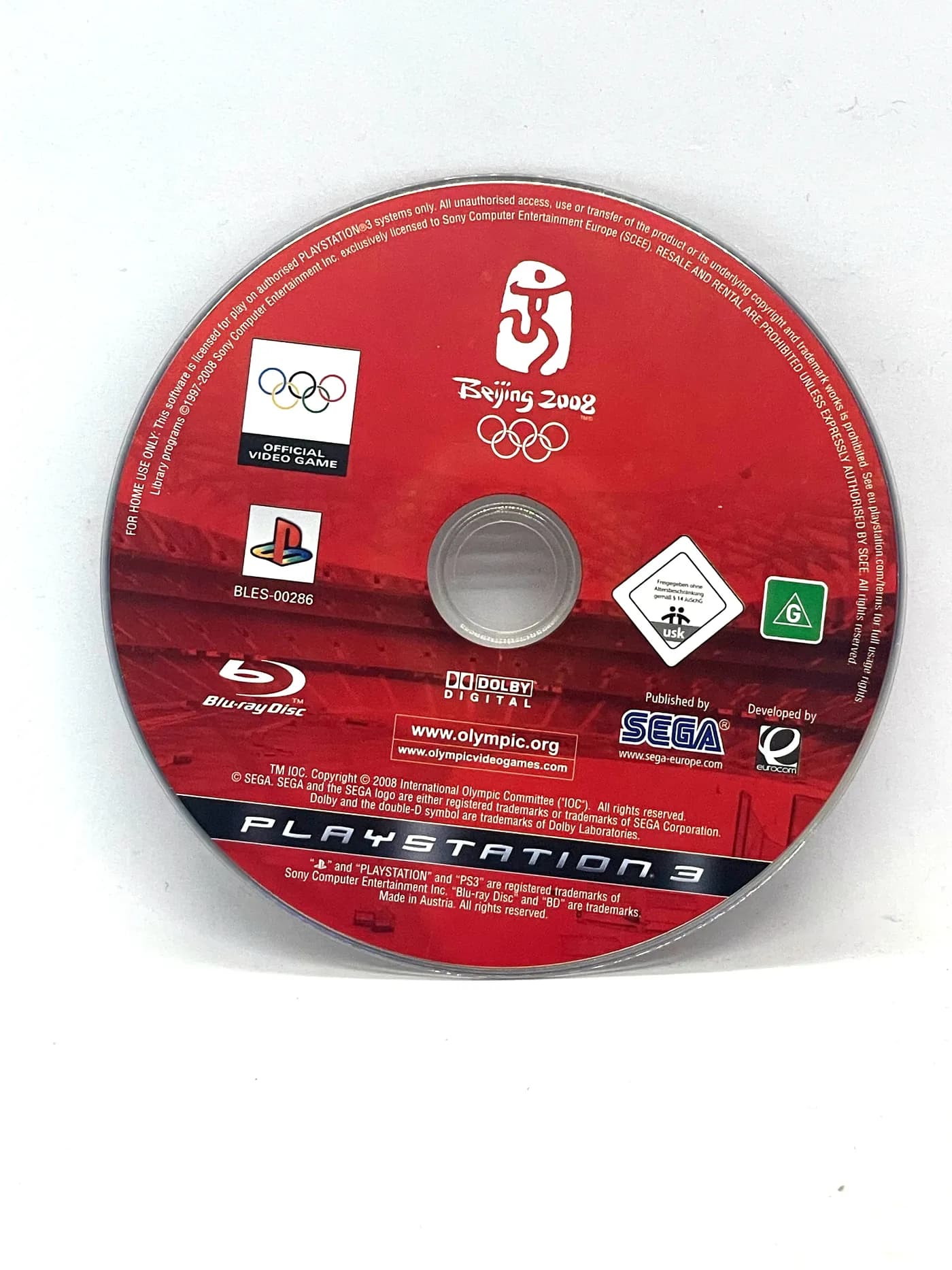 Beijing 2008 PS3 (game only)