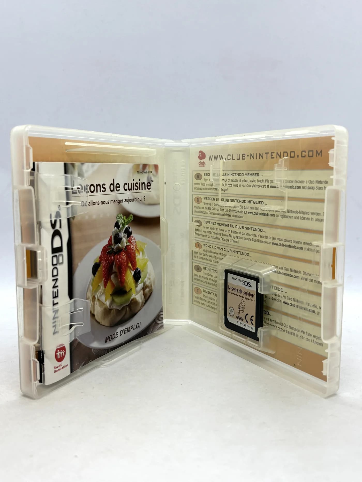 Cooking Lessons Nintendo DS (FR)