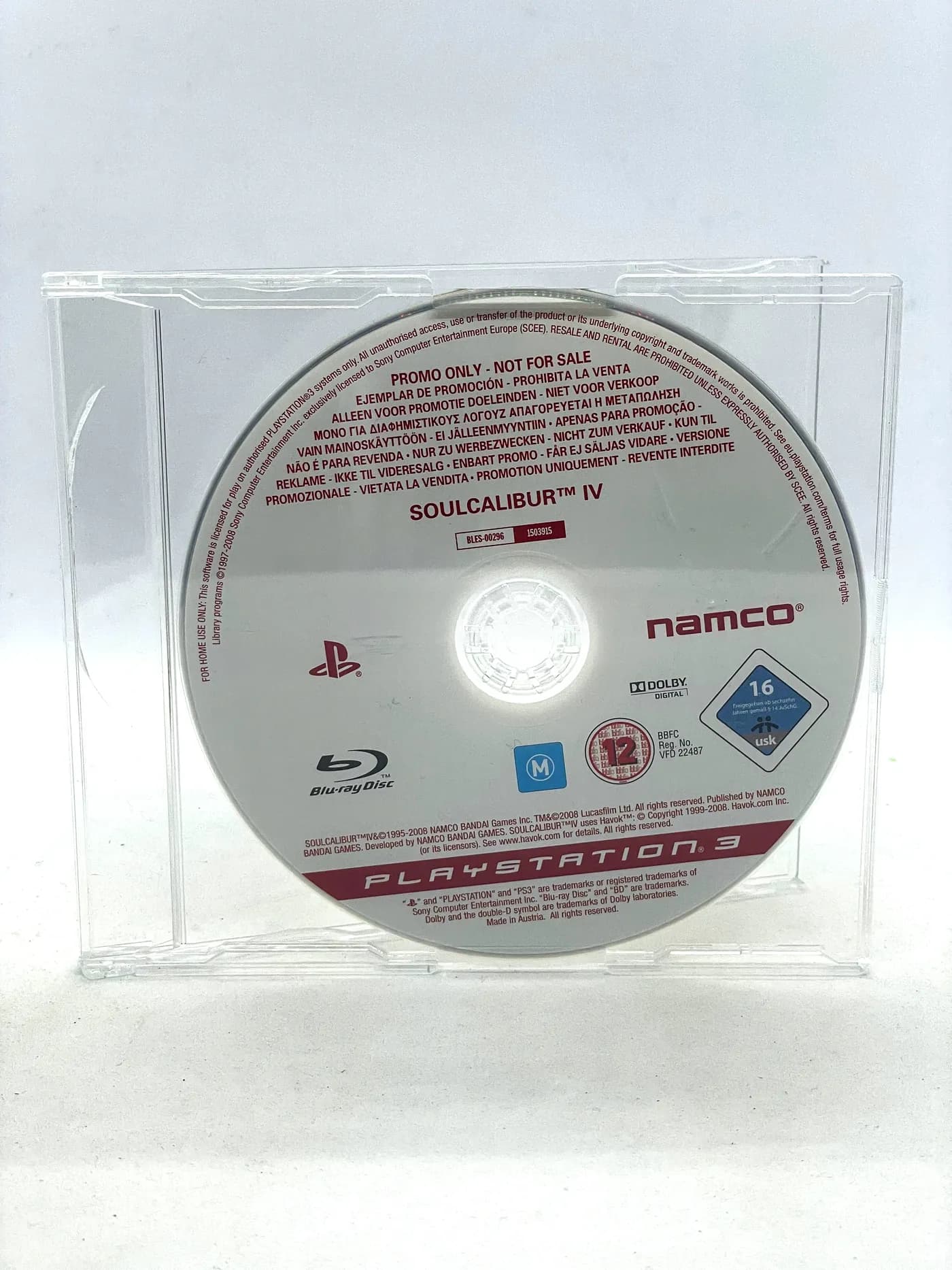 Soulcalibur IV PROMO PS3 (game only)