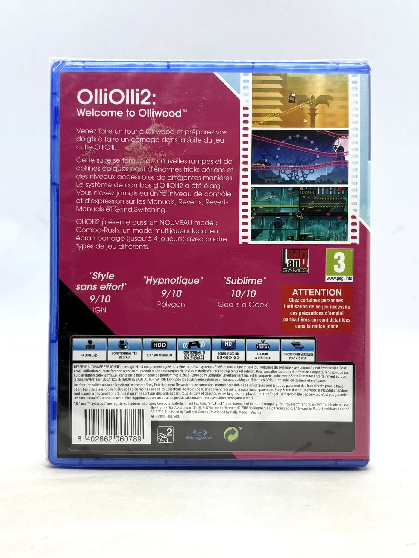 OlliOlli2 Wlecome to Olliwood PS4 (New and sealed)