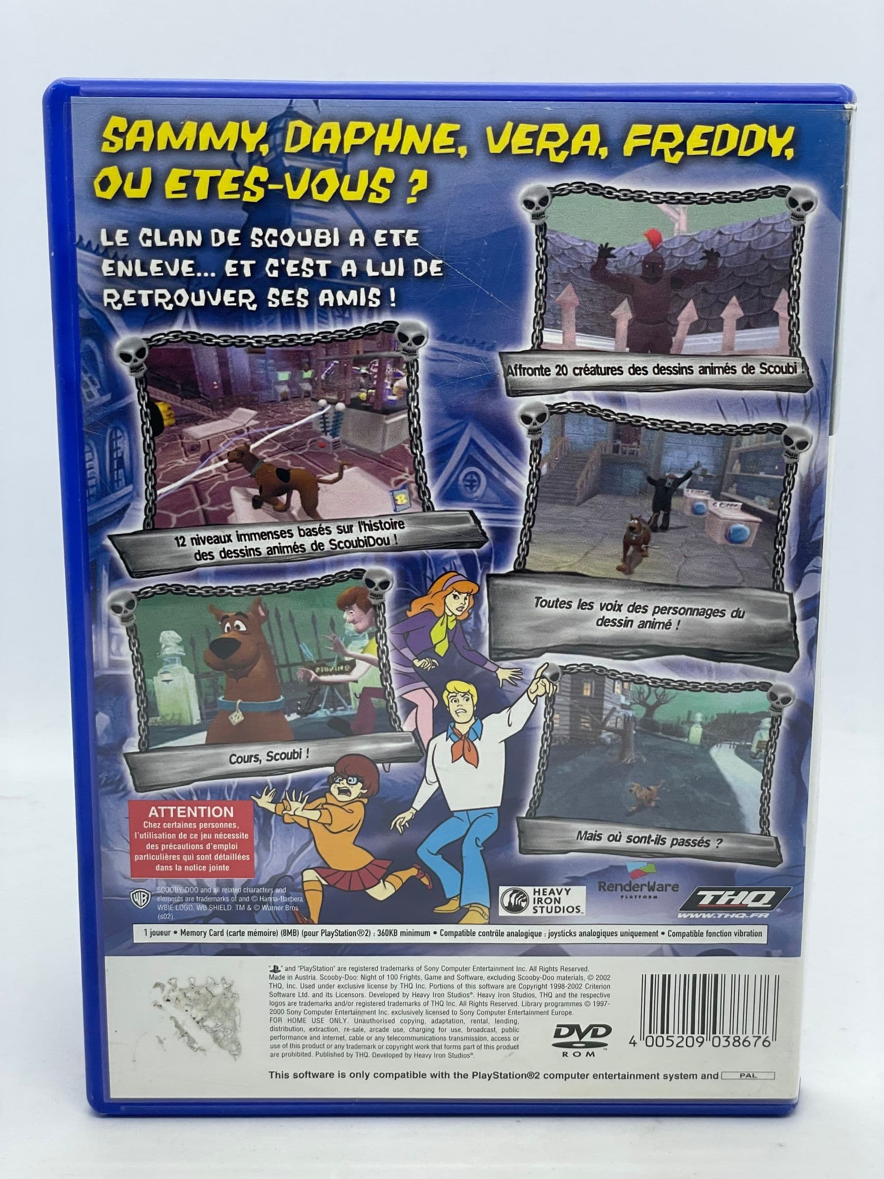 Scooby-Doo! Night of 100 Frights PS2 (FR)