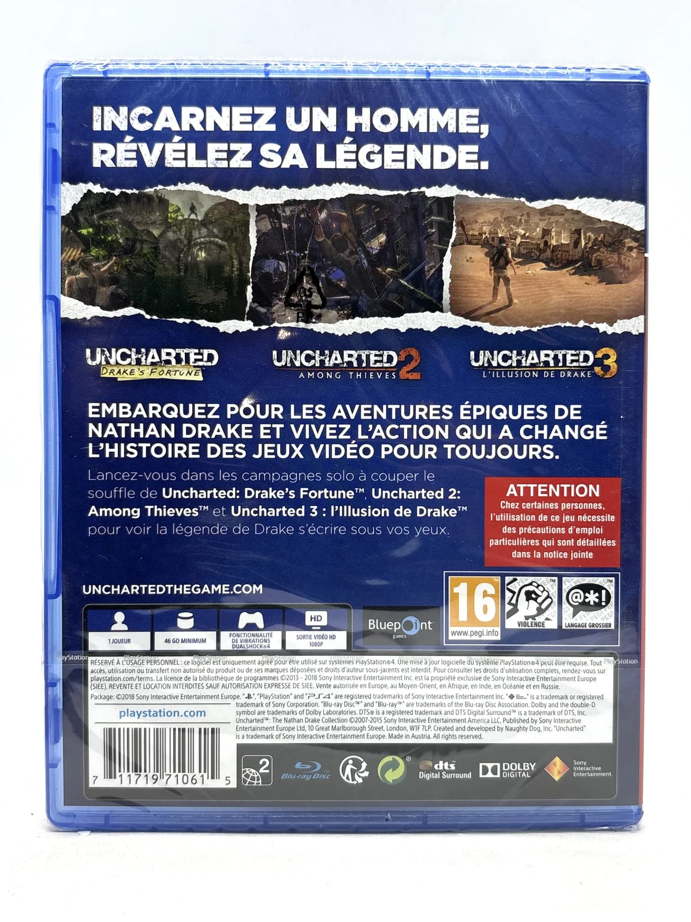 Uncharted The Nathan Drake Collection PS4 (Brand New & Sealed)