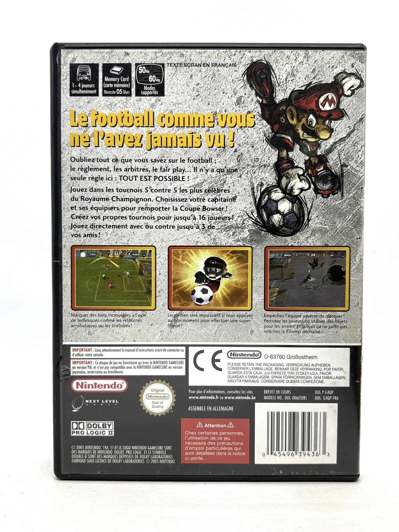 Mario Smash Football Nintendo Gamecube