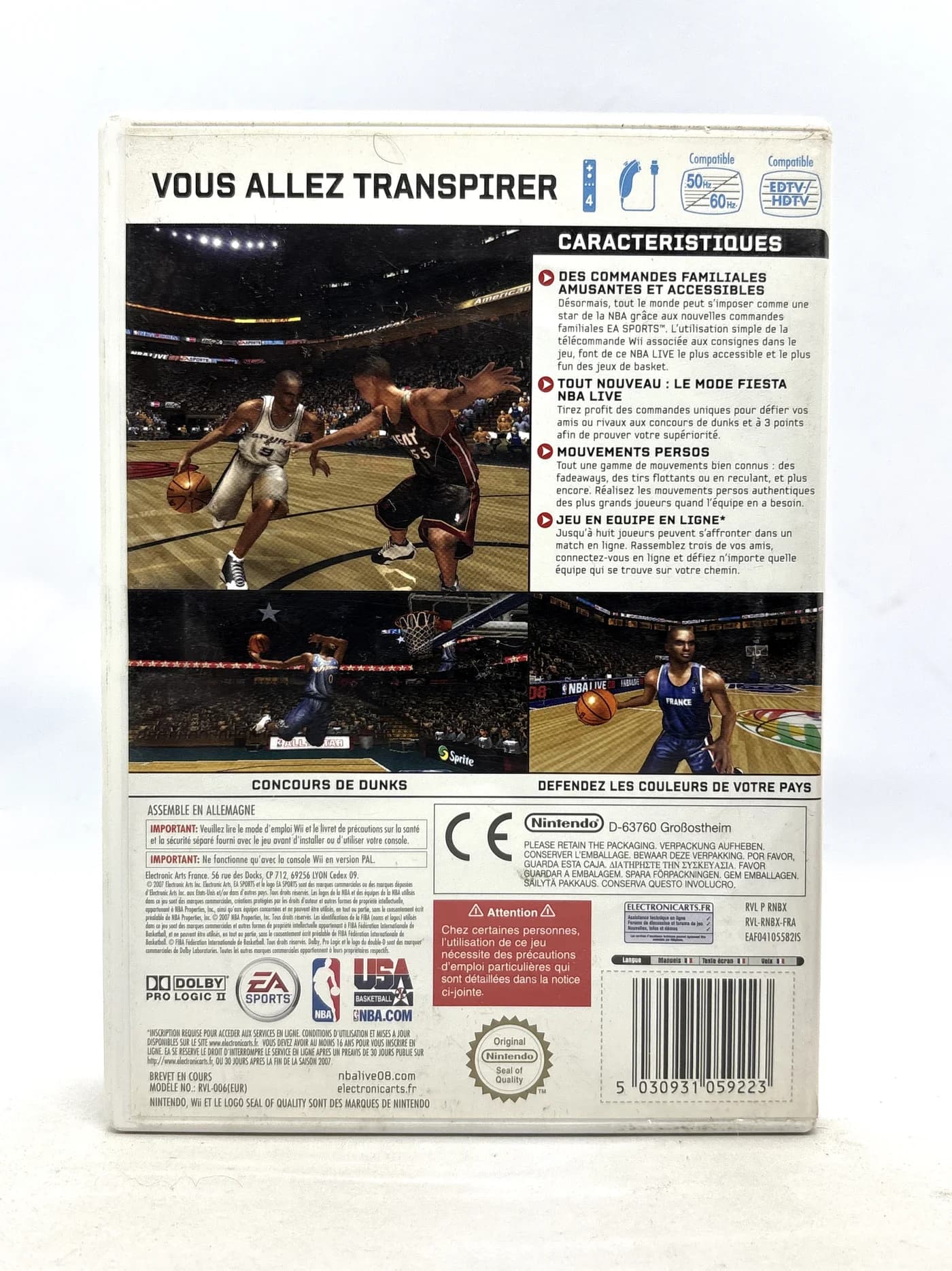 NBA Live 08 Nintendo Wii