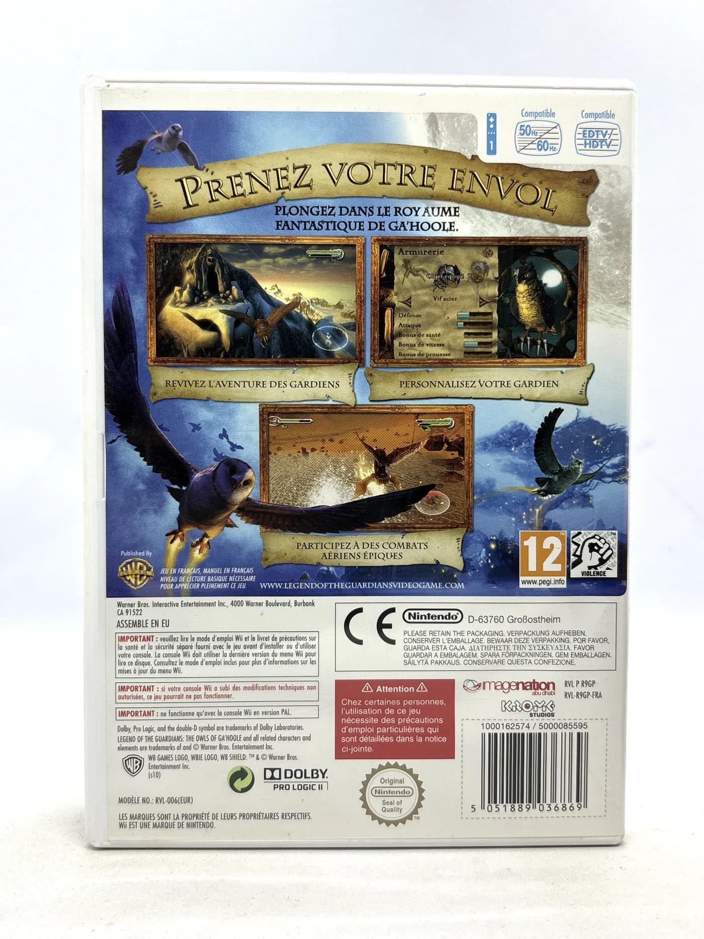 Legend of the Guardian The Owls of Ga'Hoole Nintendo Wii