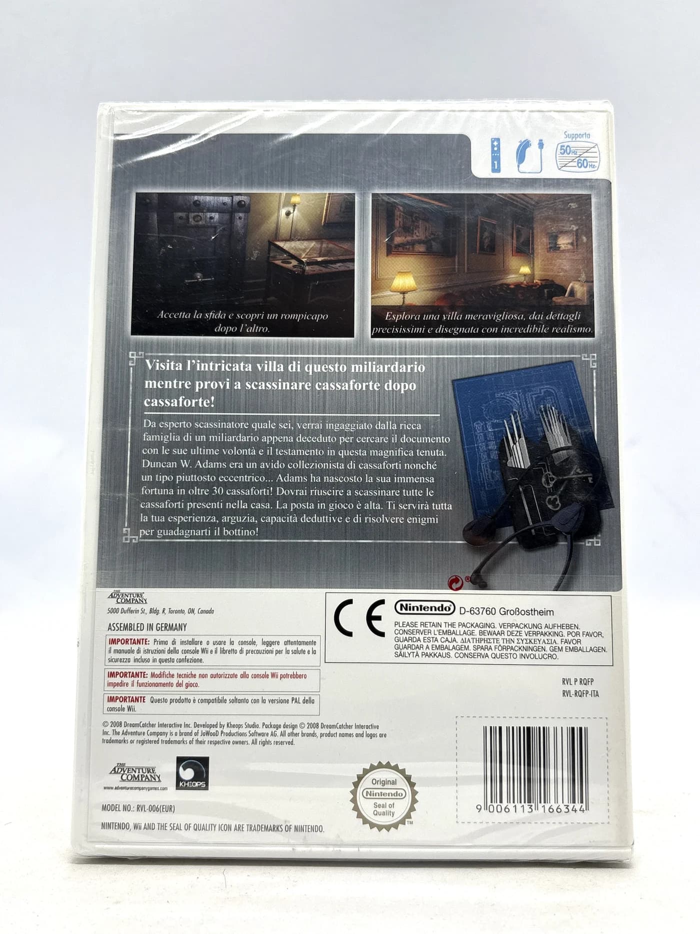 Safecracker Nintendo Wii (Brand New and Sealed)