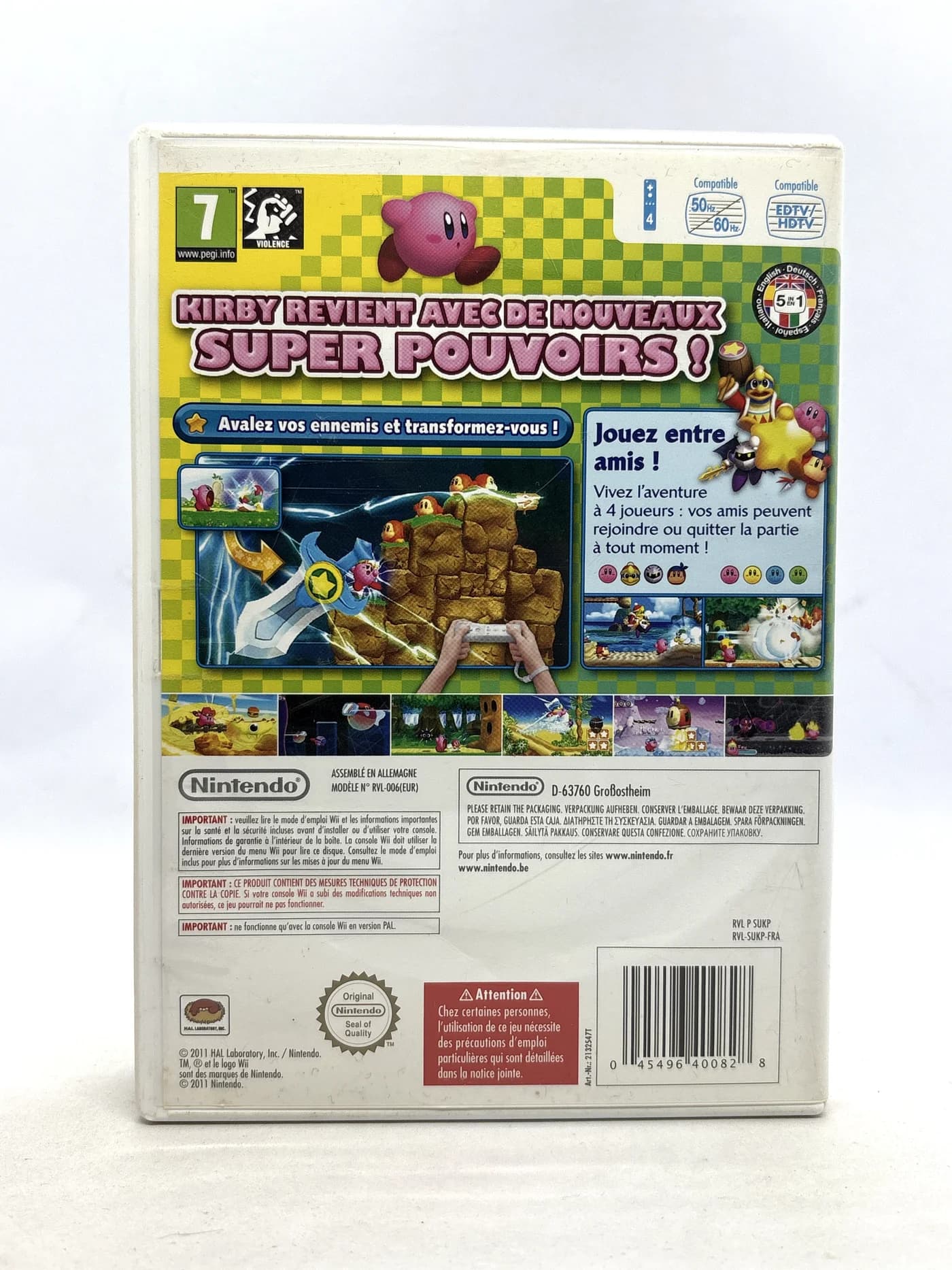 Kirby Adventure Nintendo Wii