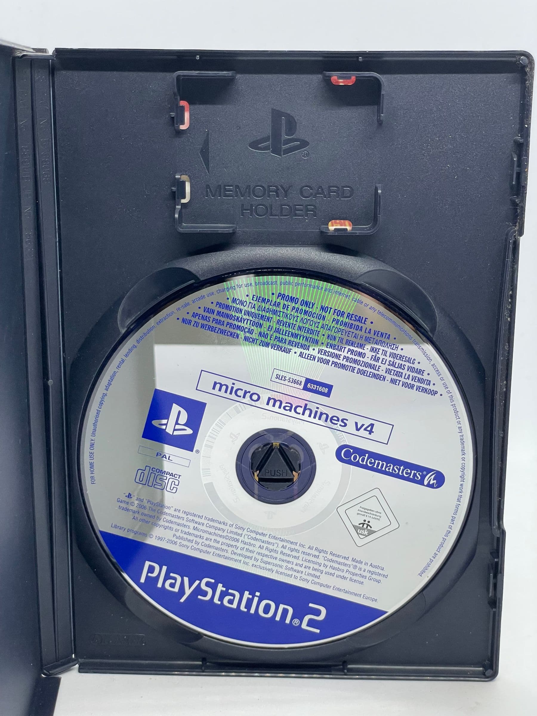 Micro Machines V4 PS2 (promo - rare)