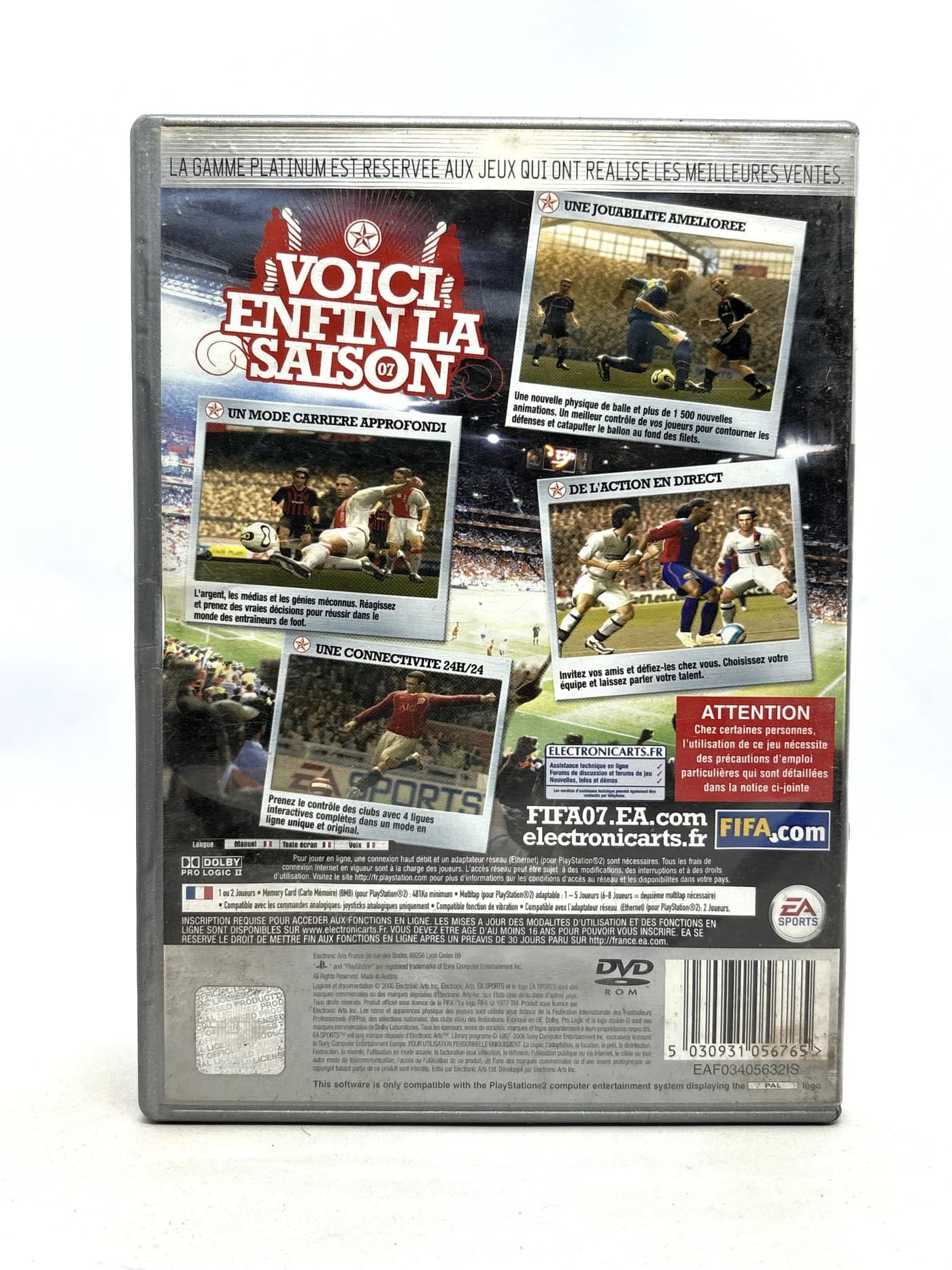 FIFA 07 PS2 (FR)
