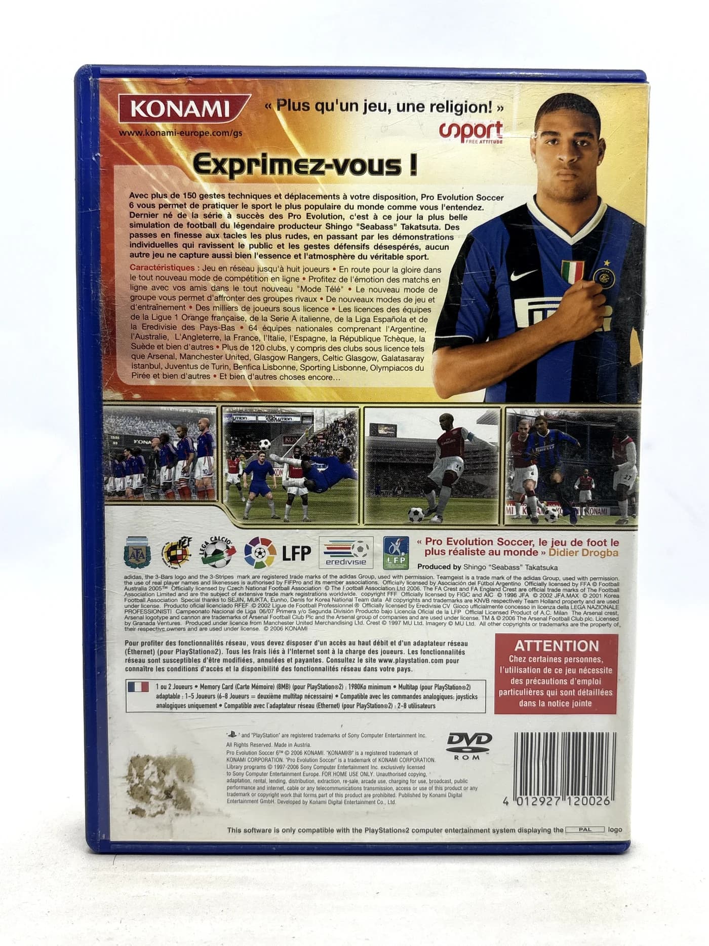 Pro Evolution Soccer 6 PS2 (FR)