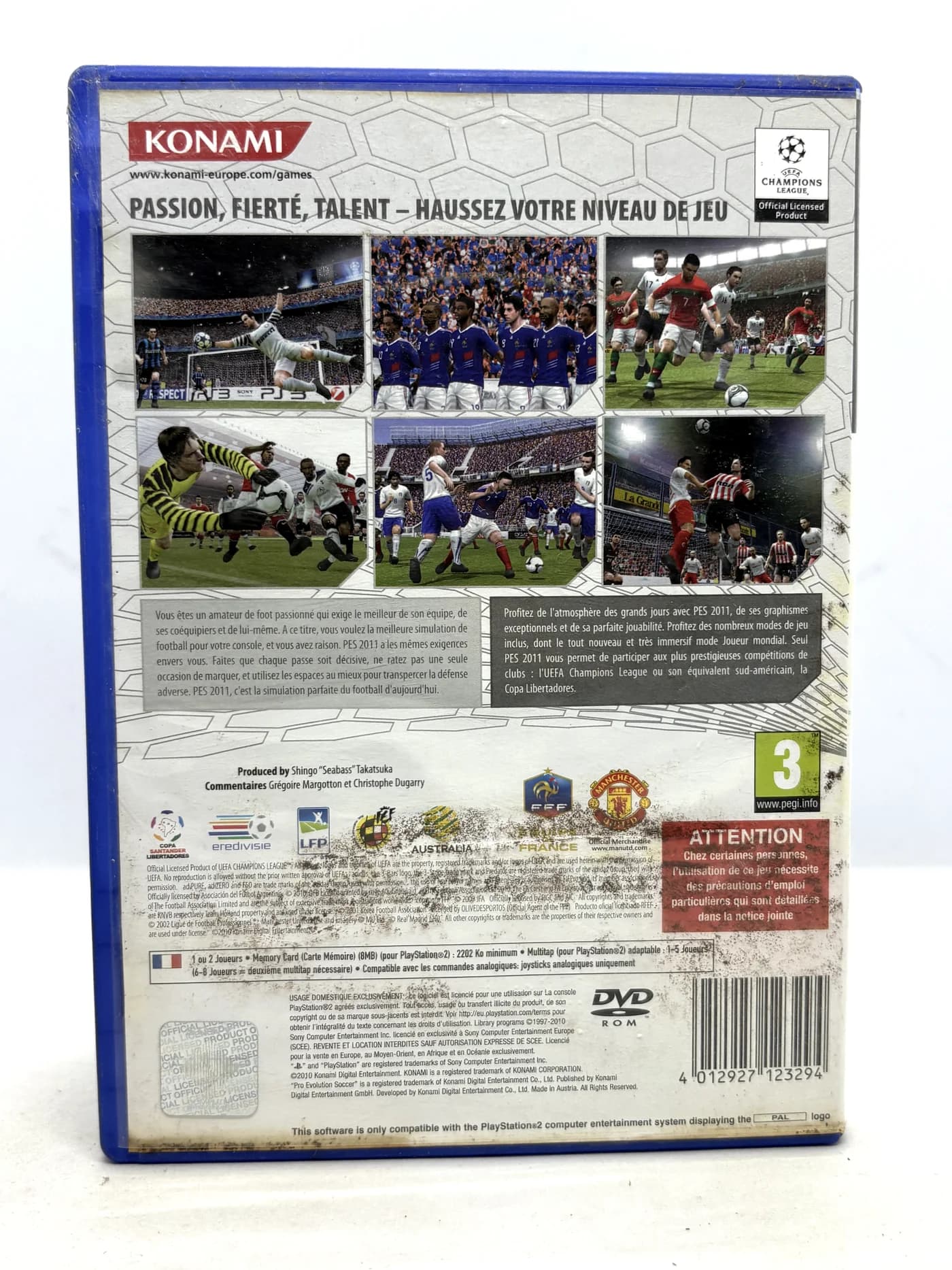 Pro Evolution Soccer 2011 PS2 (FR)