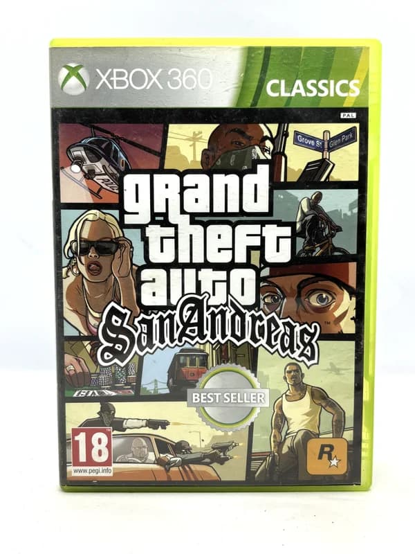 Grand Theft Auto San Andreas Xbox 360