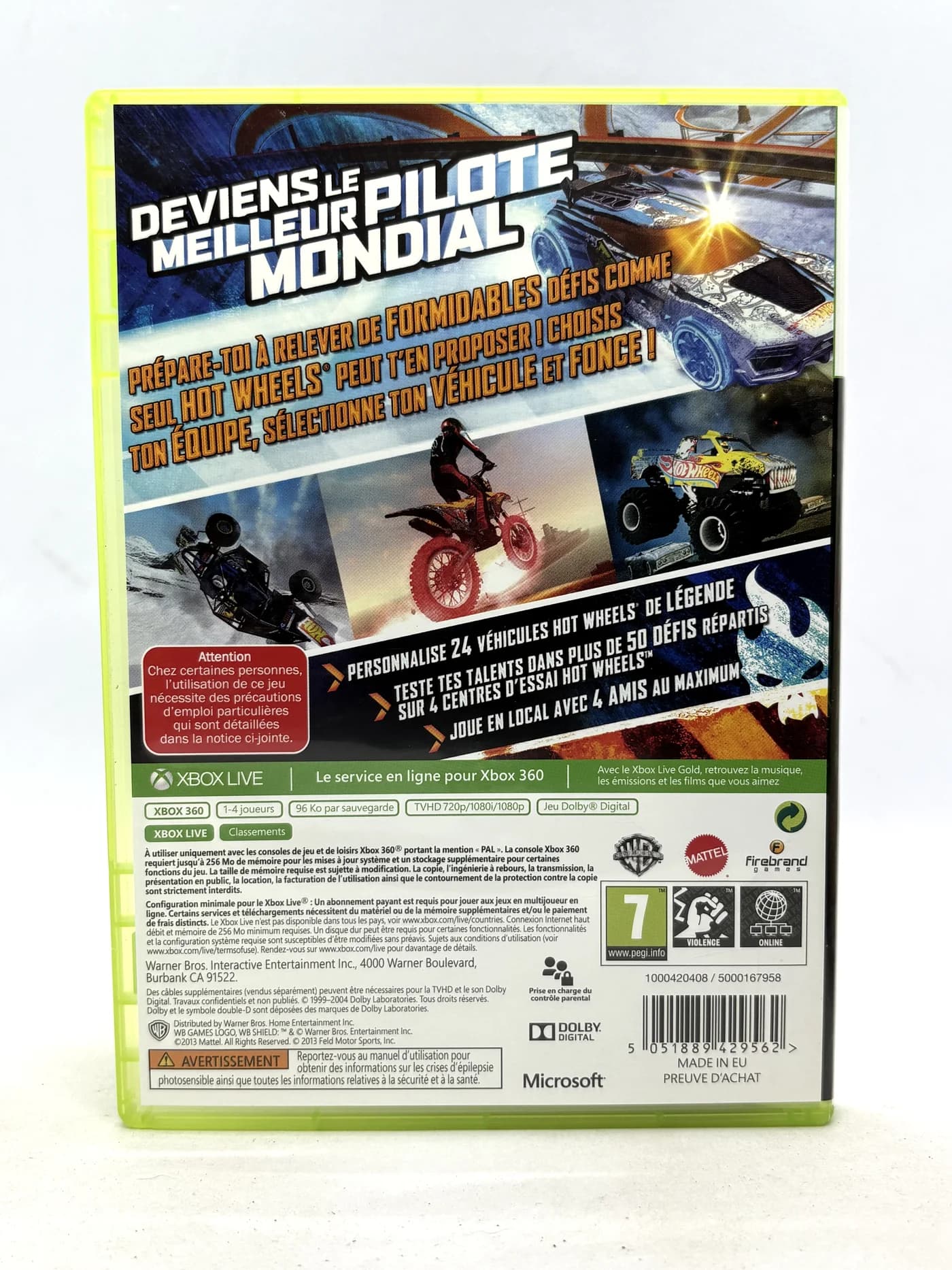 Hot Wheels World's Best Driver Xbox 360
