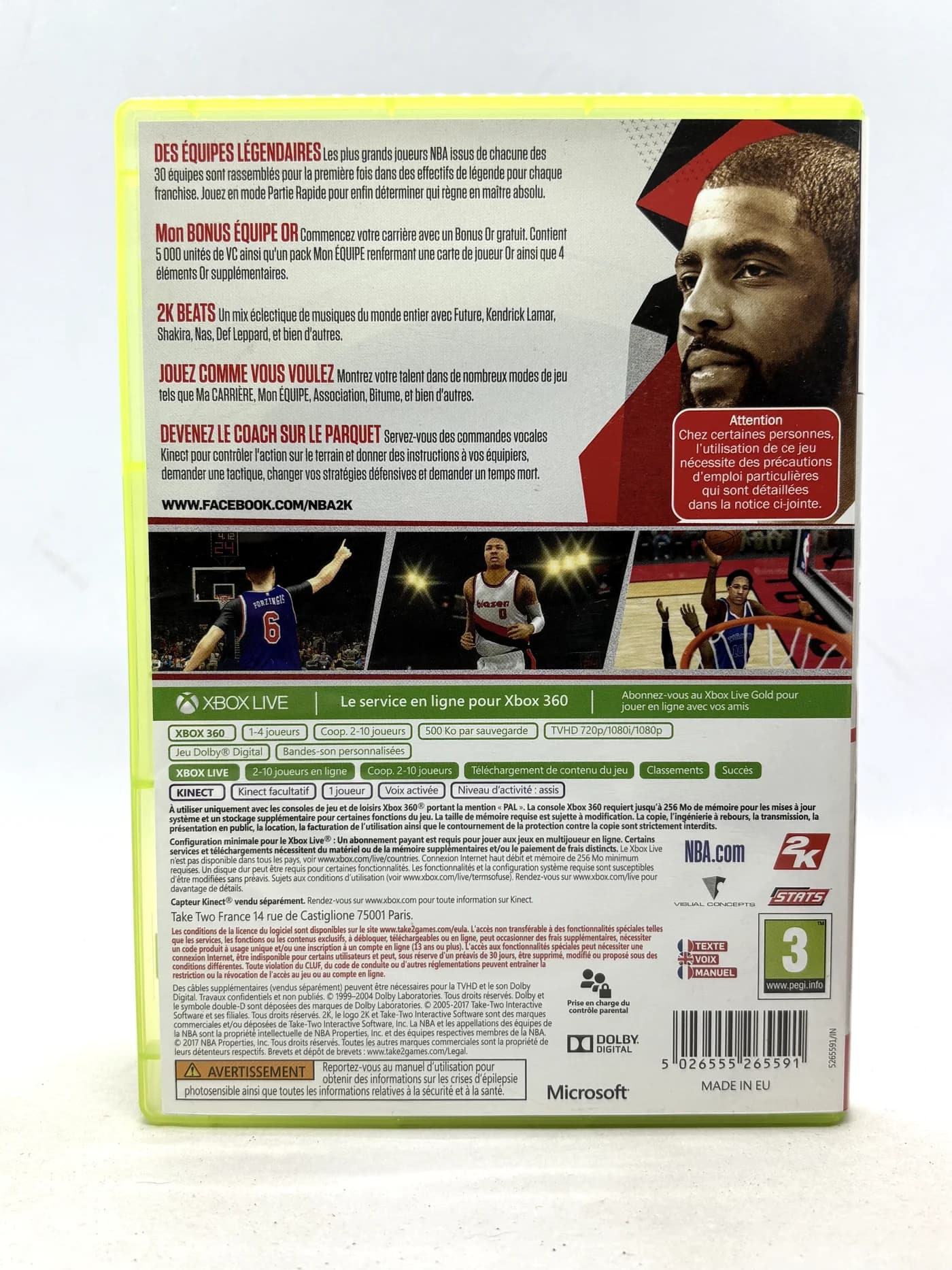 NBA 2K18 Xbox 360
