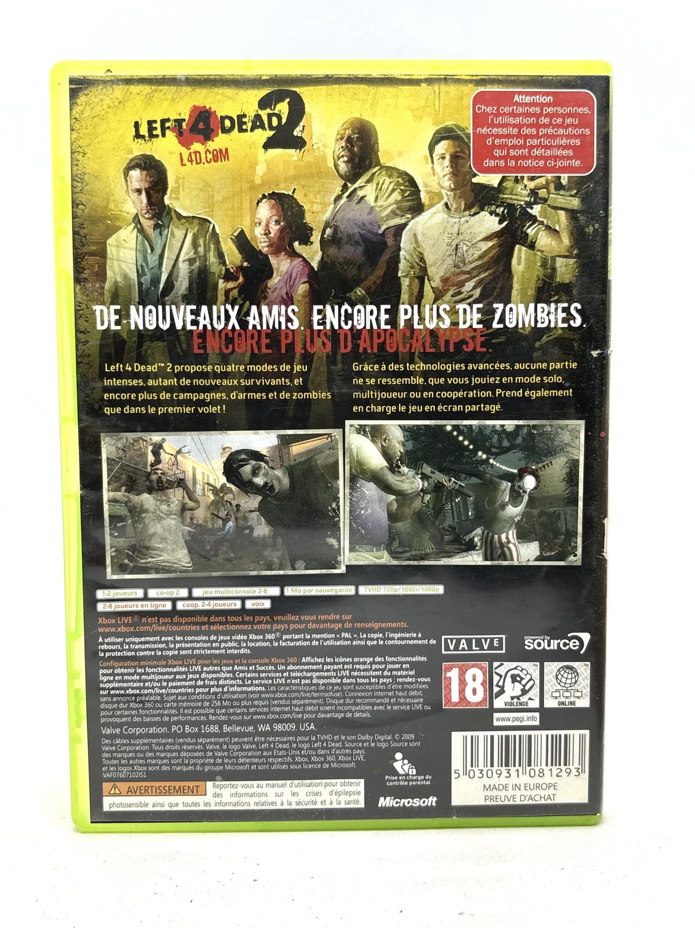 Left 4 Dead 2 Xbox 360