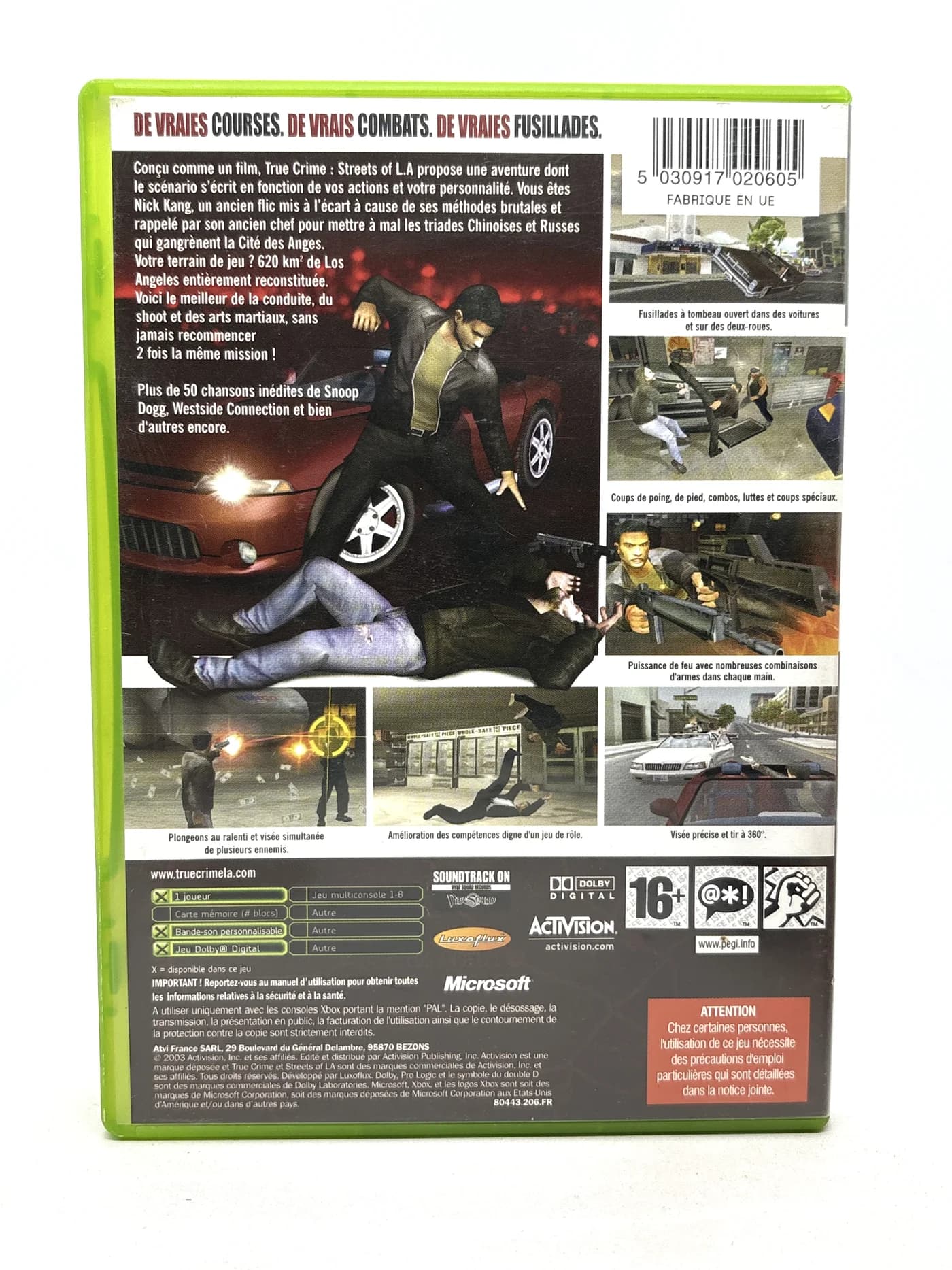 True Crime Streets of LA XBOX
