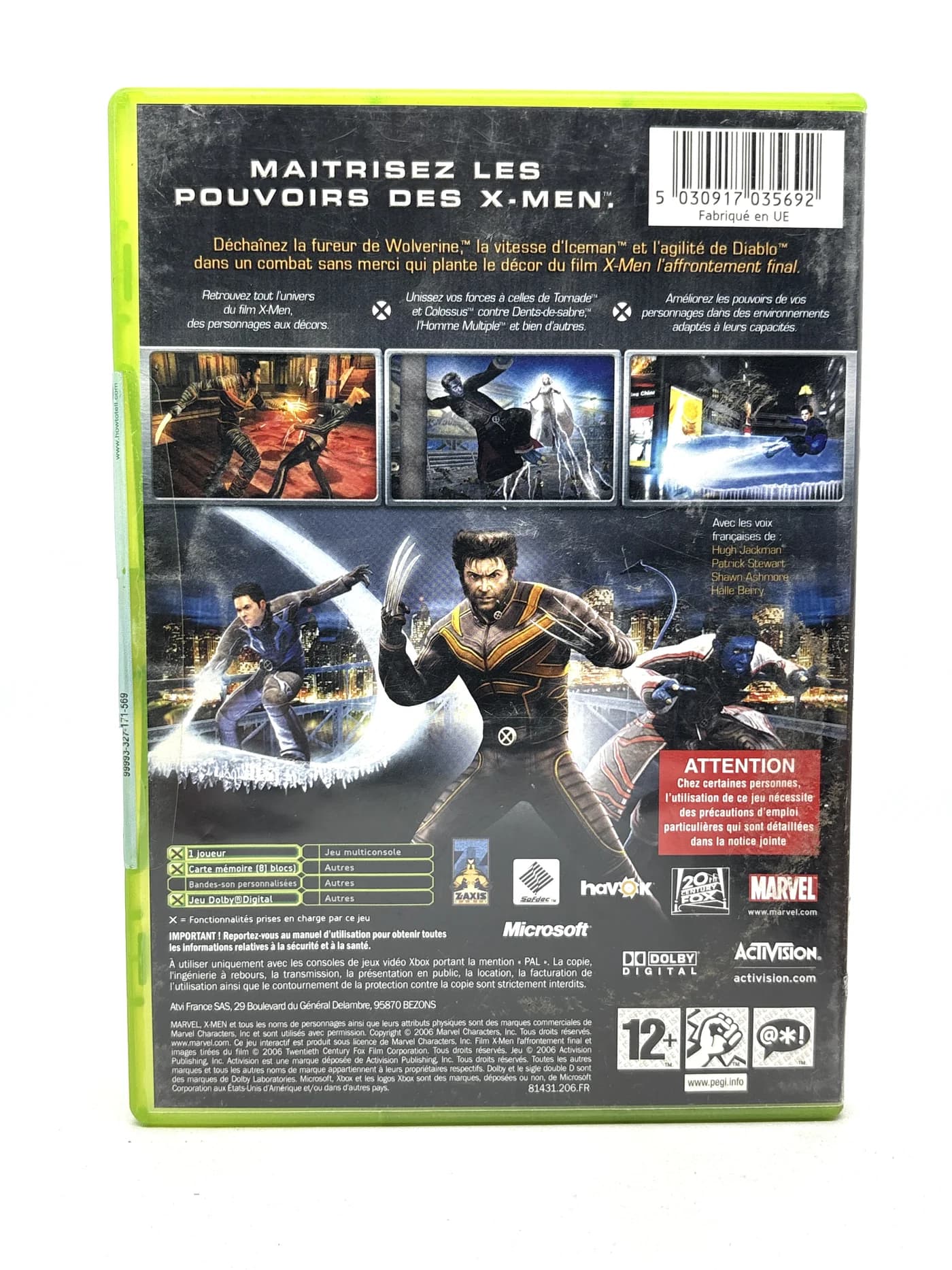 X-Men Official Videogame XBOX