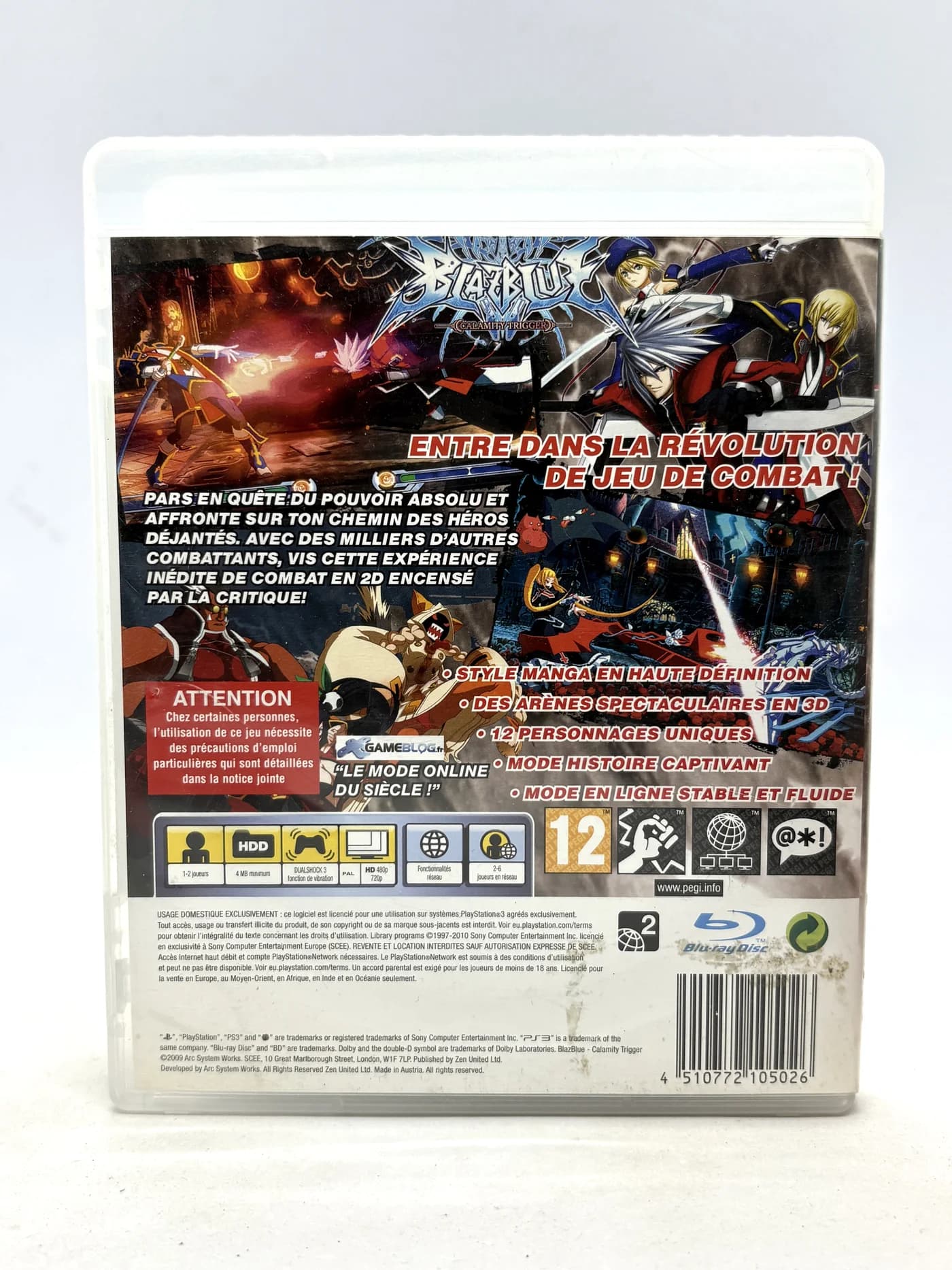 BlazBlue Calamity Trigger PS3